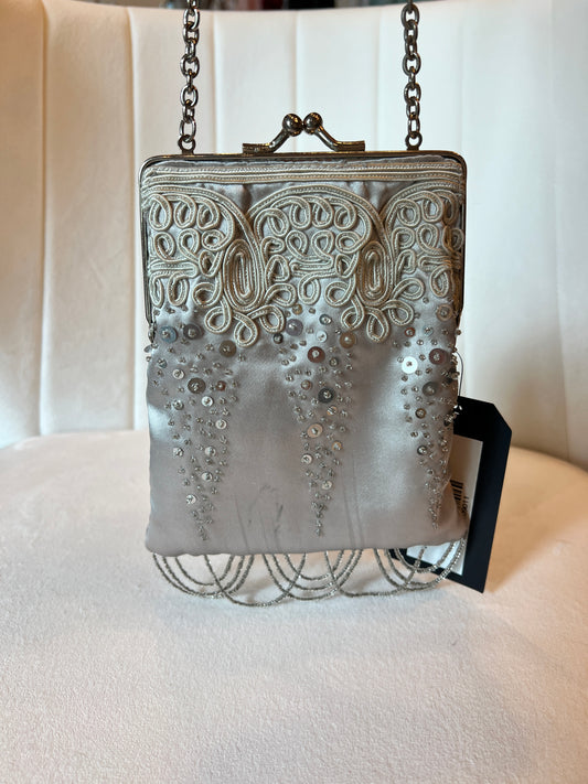 Vintage Gunne Sax Silver Bag