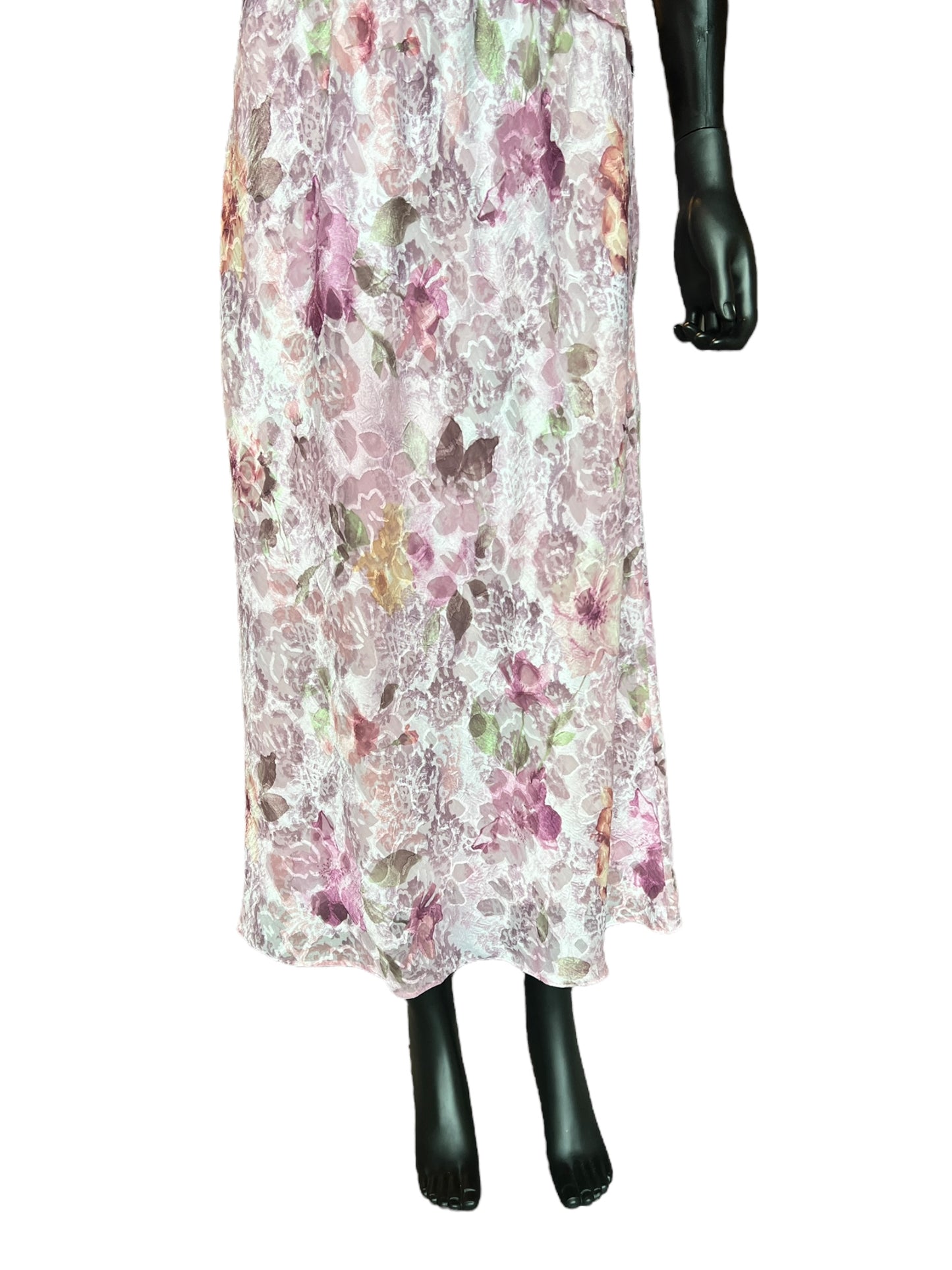 R & M Richard 2 Piece Rose Floral Dress