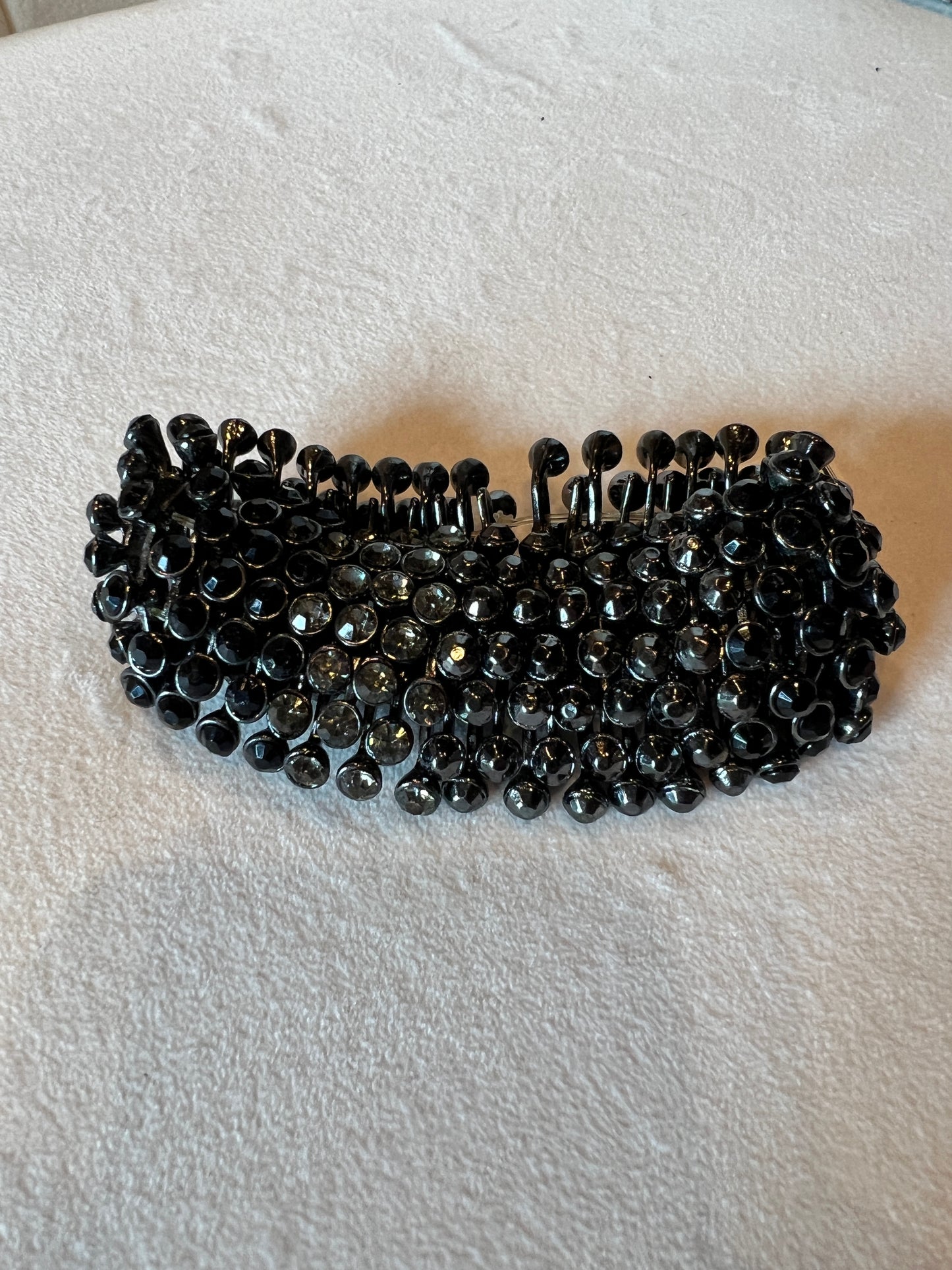 Black/Crystal Stretch Bracelet