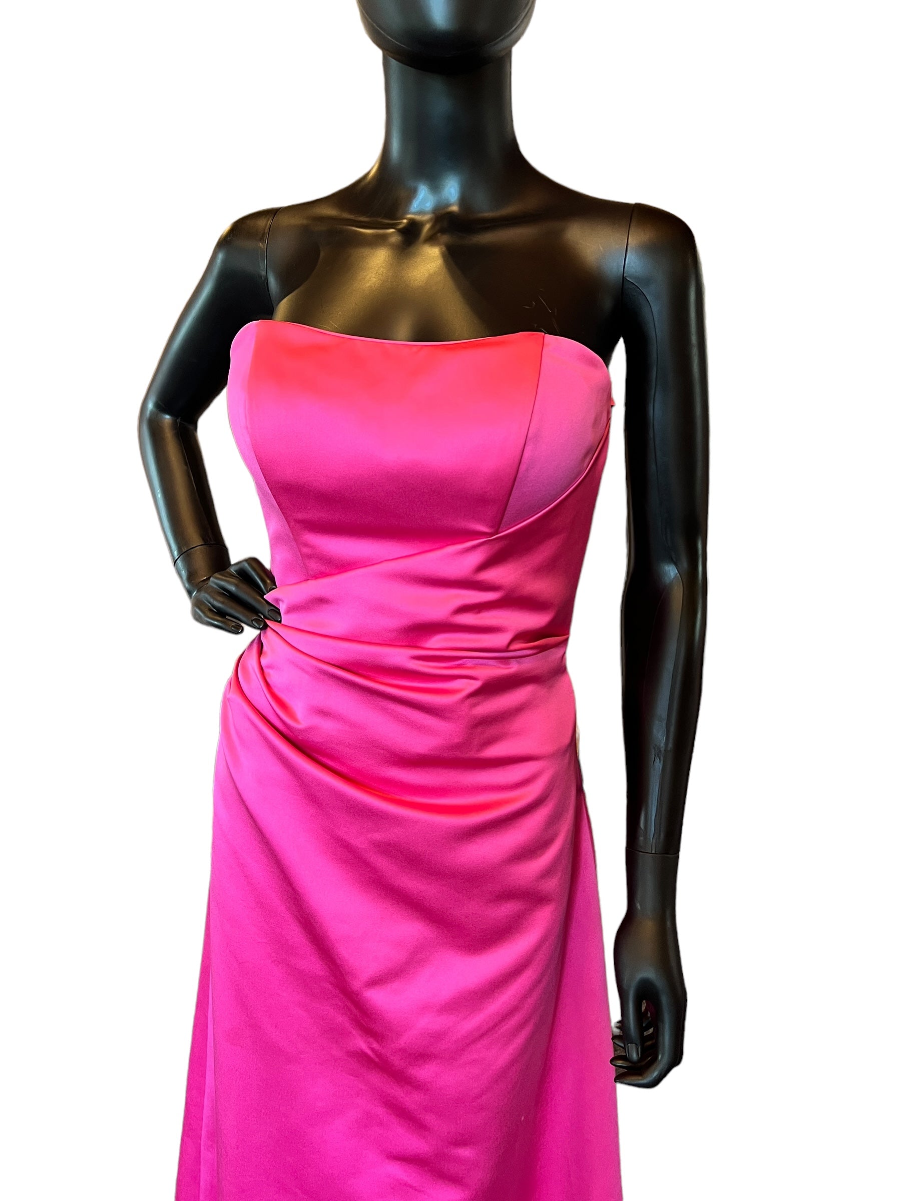 Pink Bridesmaid Corset Formal Dress Pink Bridesmaid Corset Formal Dress