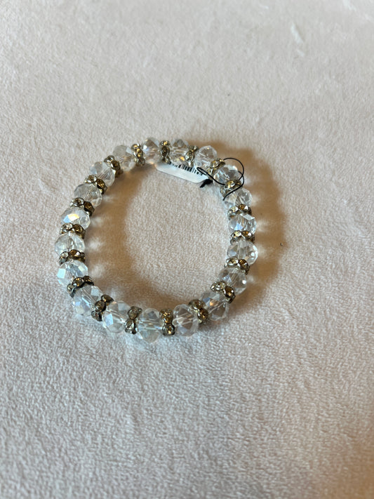 Clear Crystal and Swarovski Crystal Bracelet