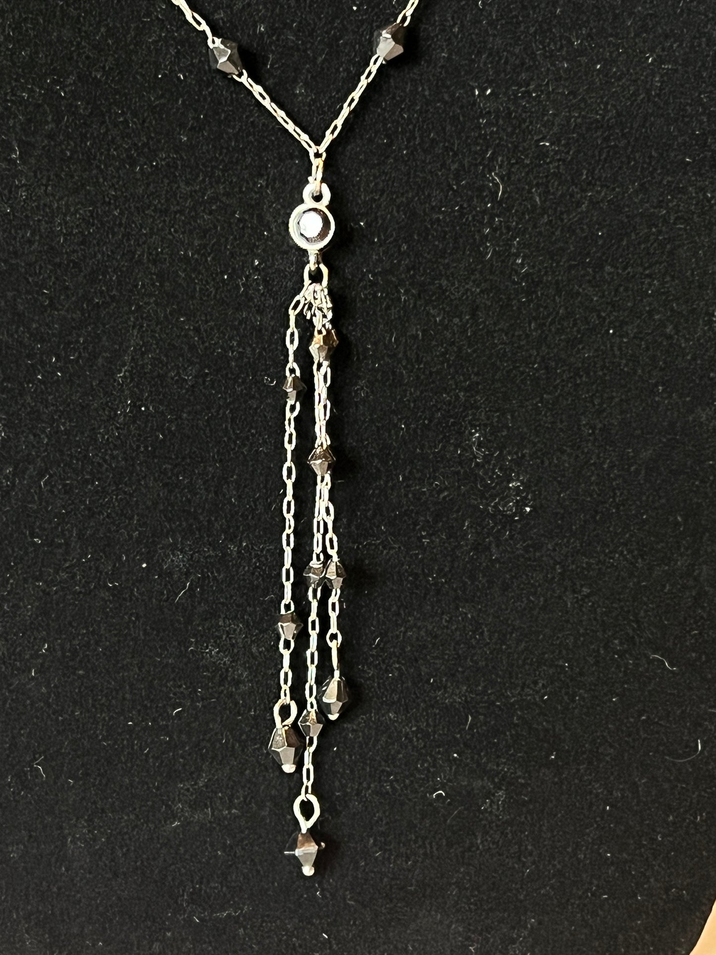 1928 Collection Jet Y-Necklace