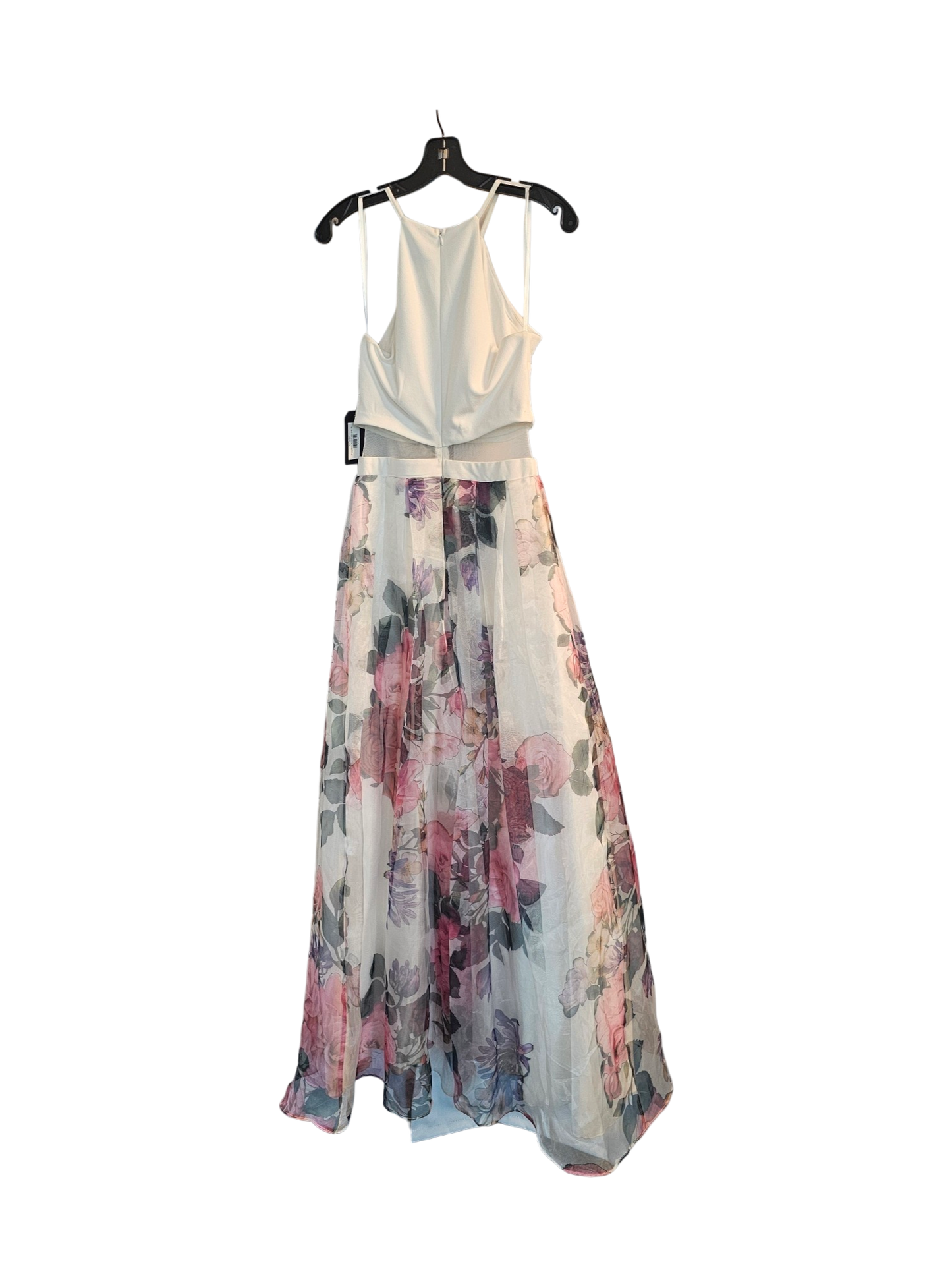 Floral Skirt Illusion Mid-drift Maxi Dress - B. Darlin