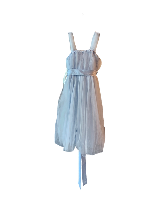 Sky Blue Tulle Jr. Bridesmaid Dress