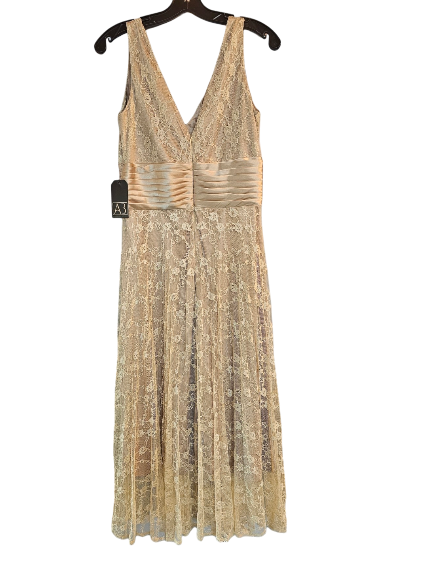 Ivory Lace Tea Length Dress