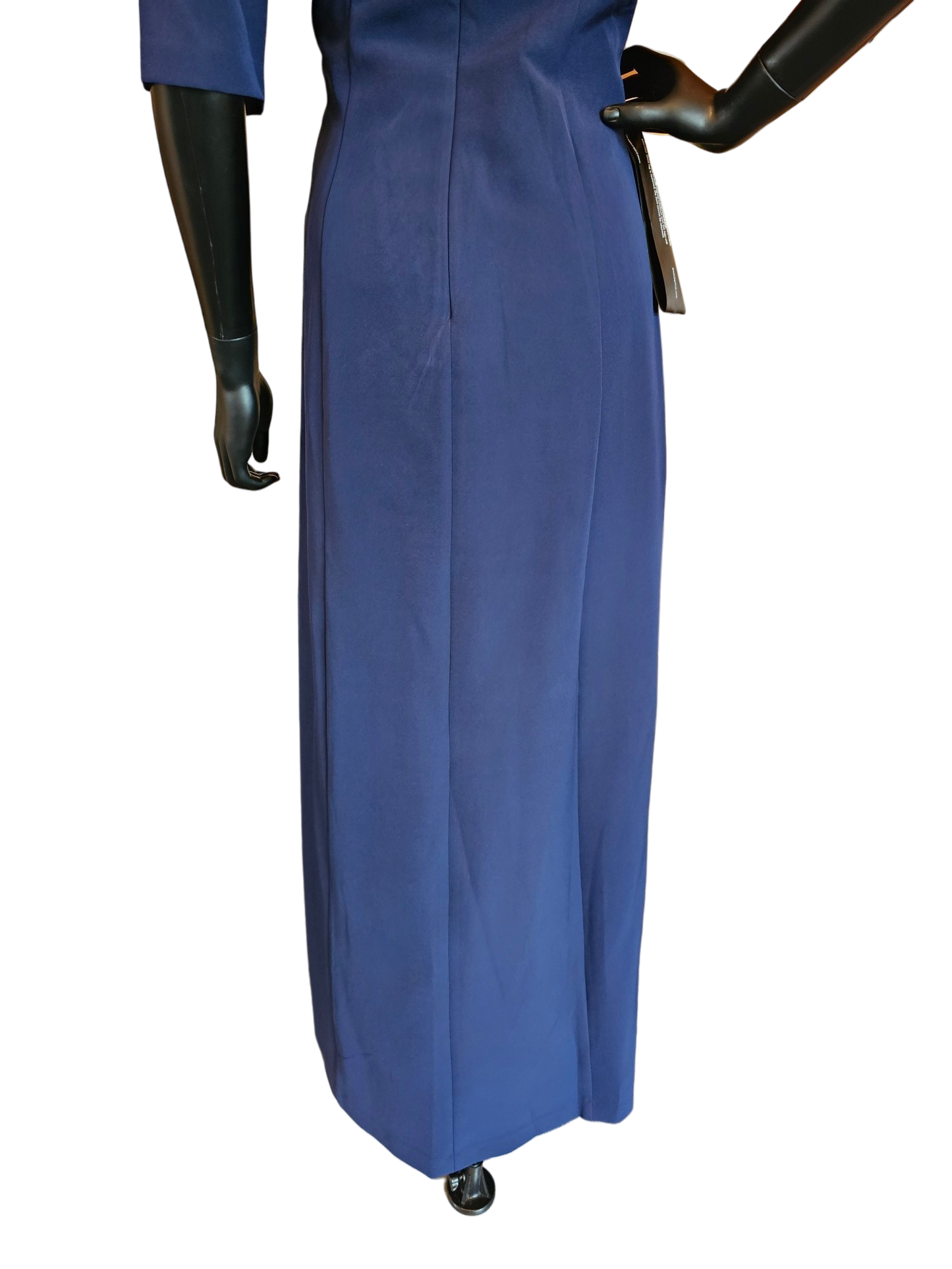 Kay Unger Navy Walkthrough Formal Jumpsuit