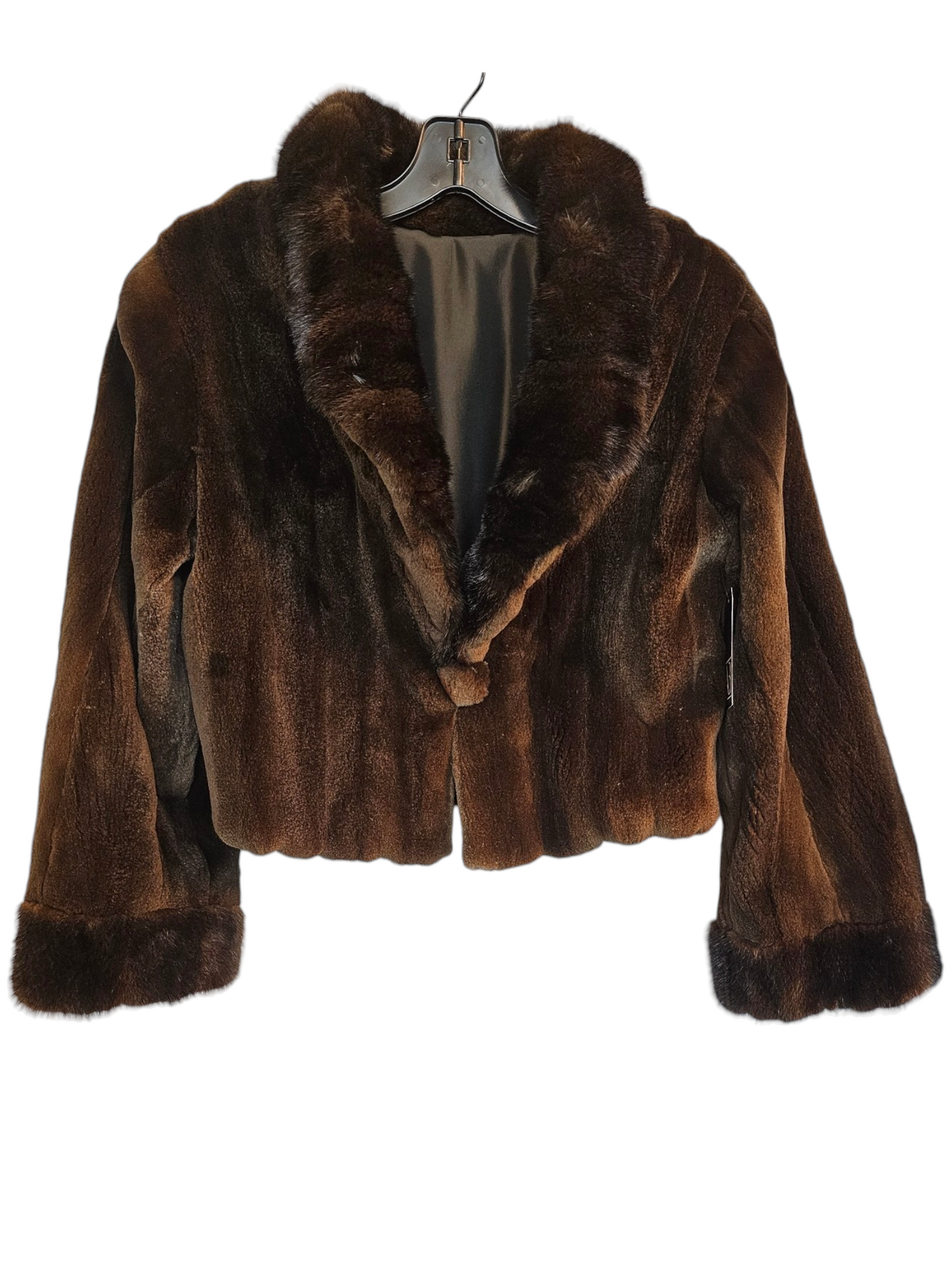 Vintage Cropped Fur Jacket