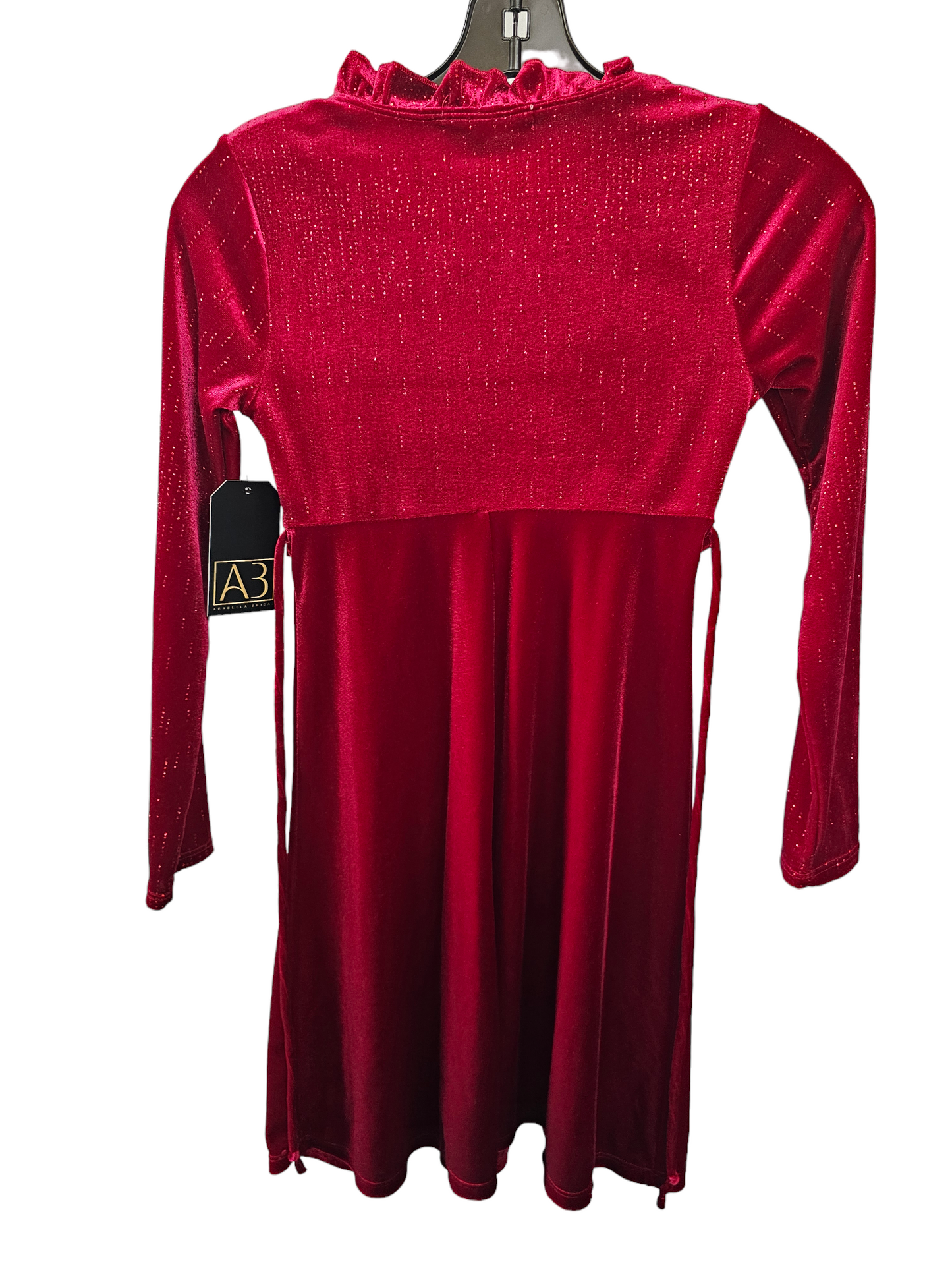 Childs Red Velvet Dress