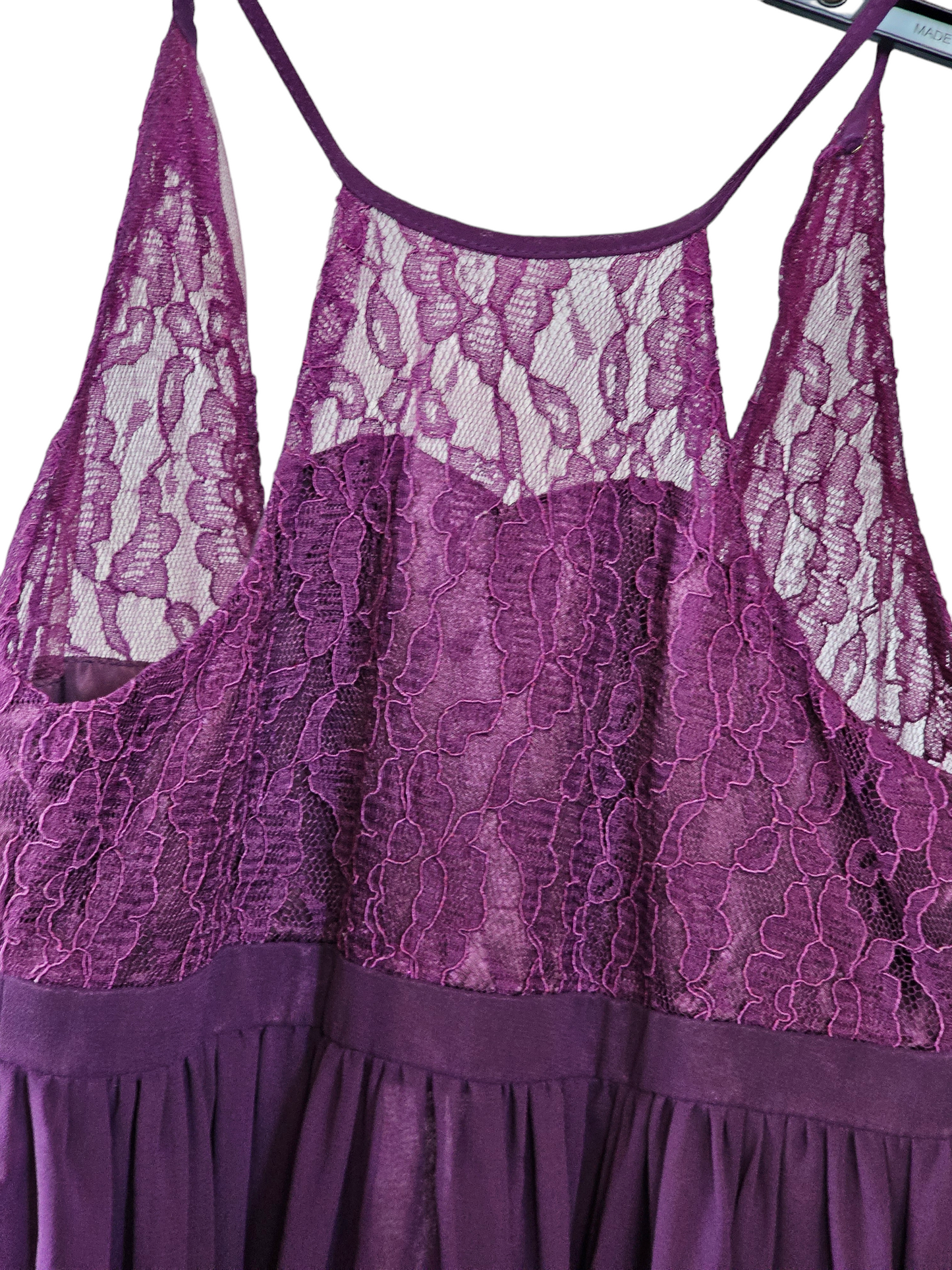 Purple Chiffon Child's Dress