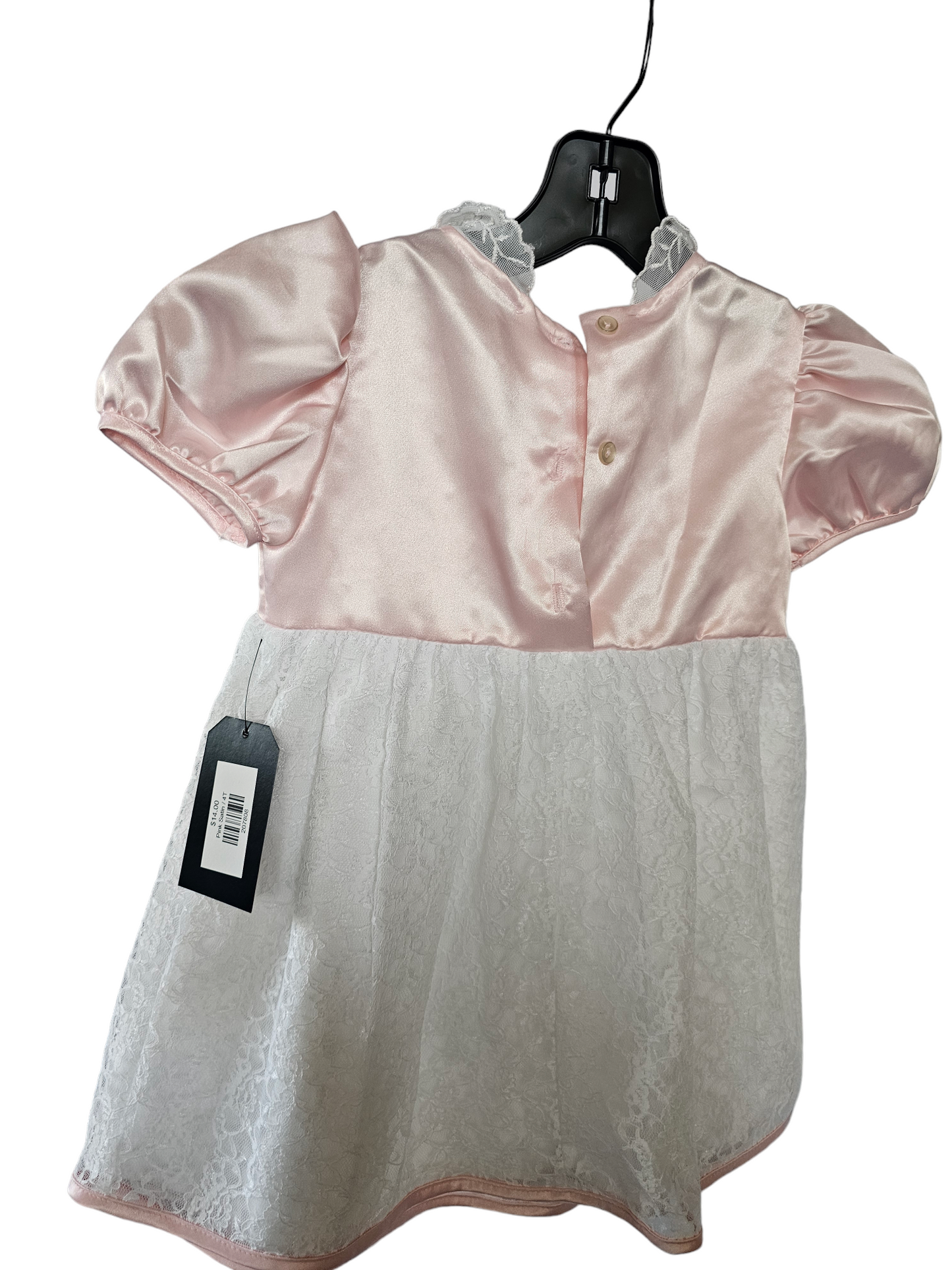 Pink Satin Child's Dress