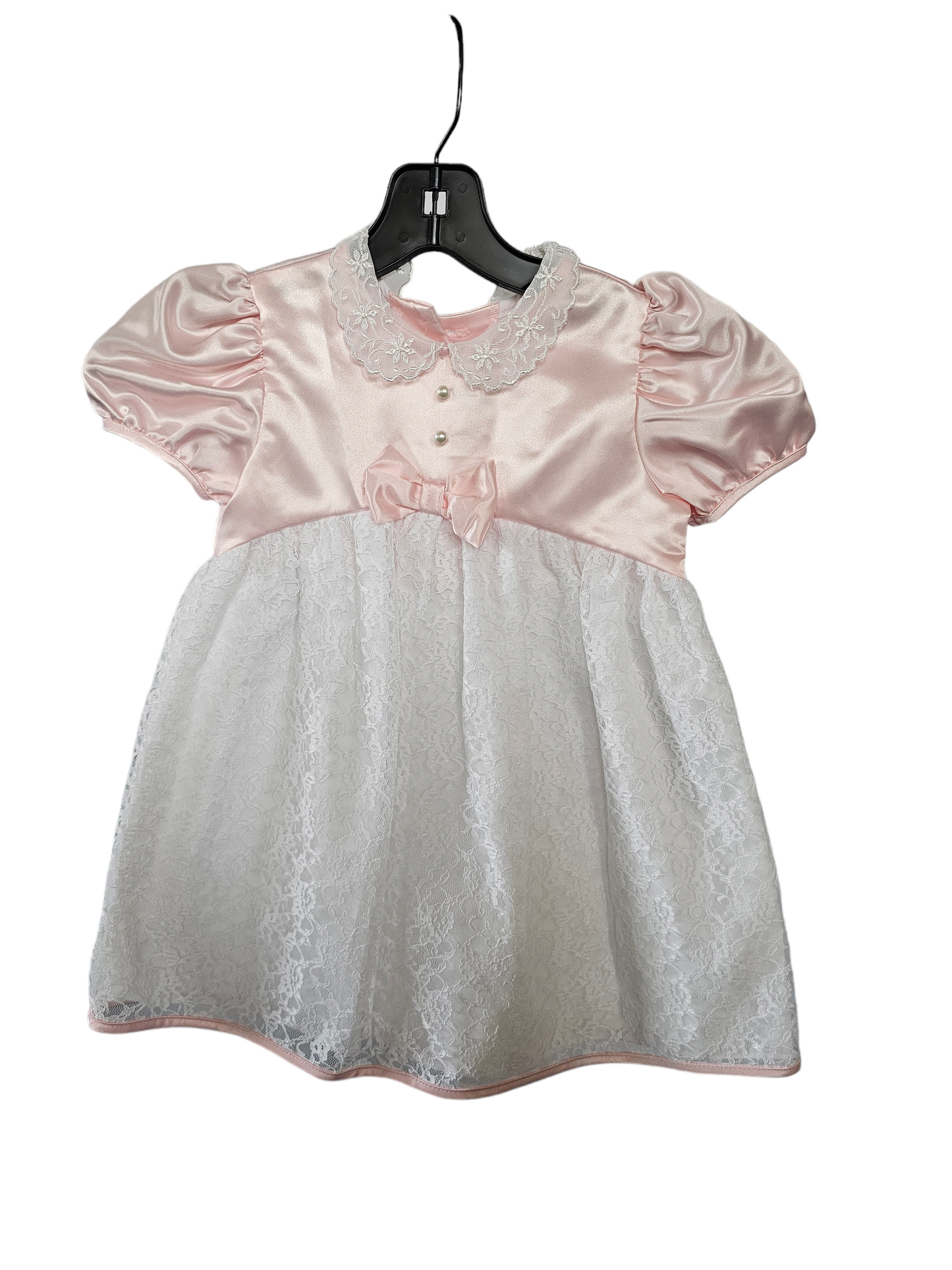 Pink Satin Child's Dress