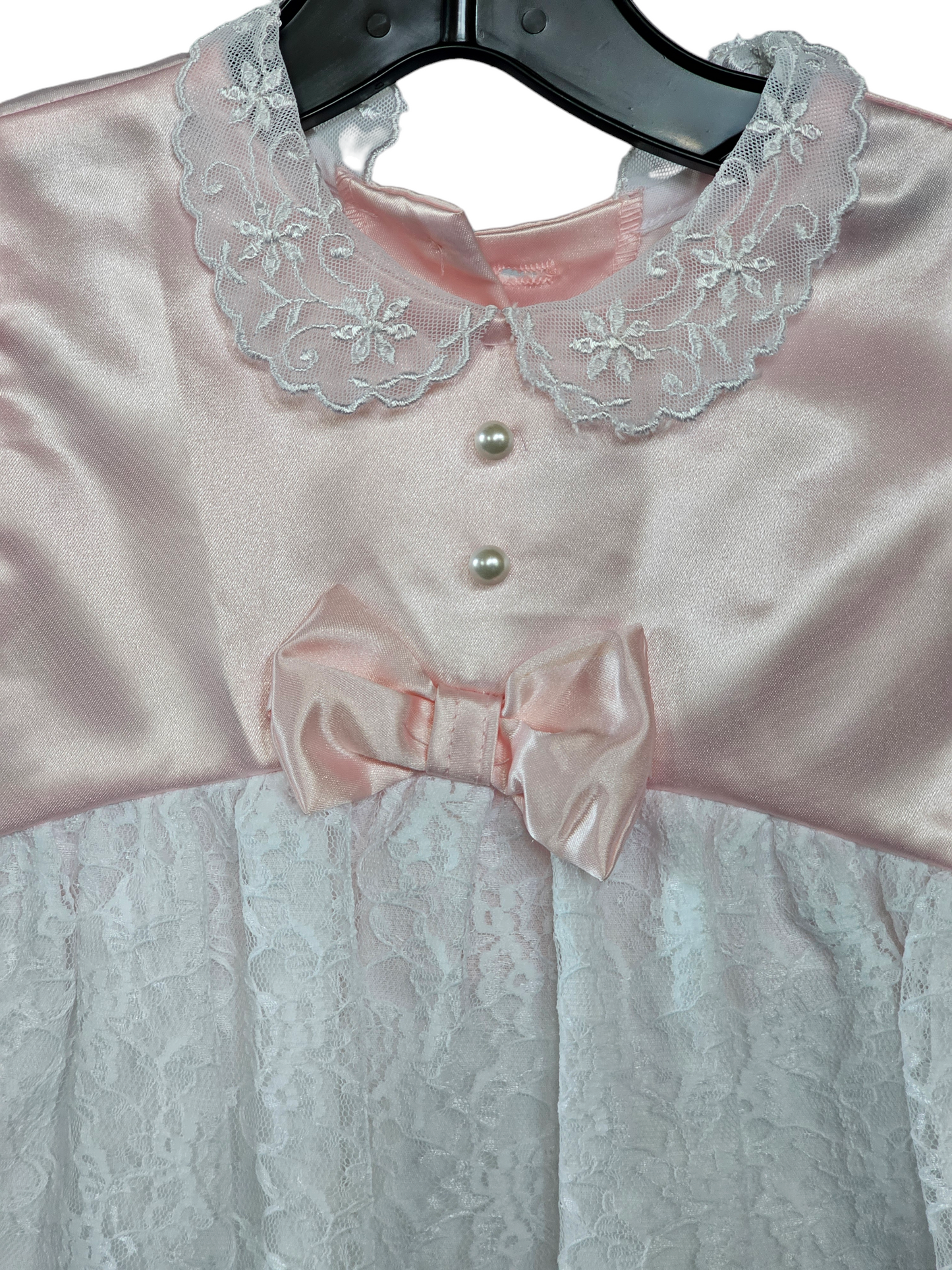 Pink Satin Child's Dress