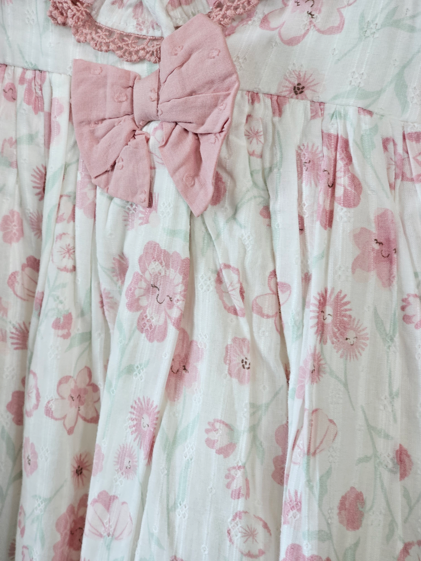 Childs Pink Floral Dress