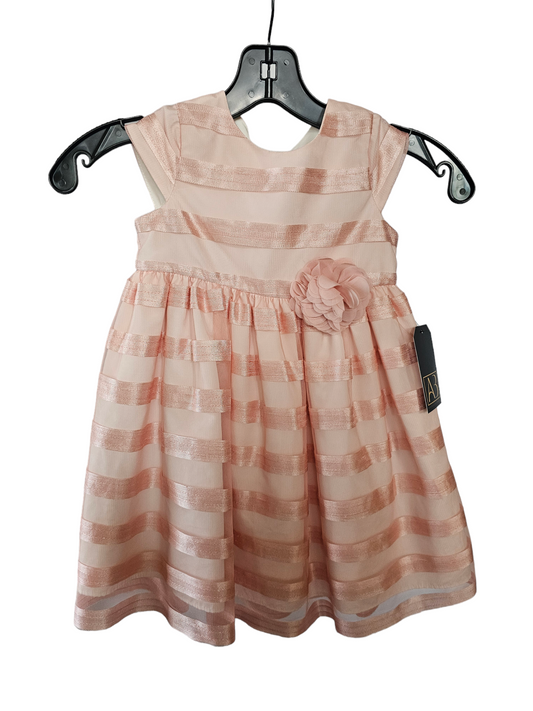 Pink Horizontal Stripe Child's Dress