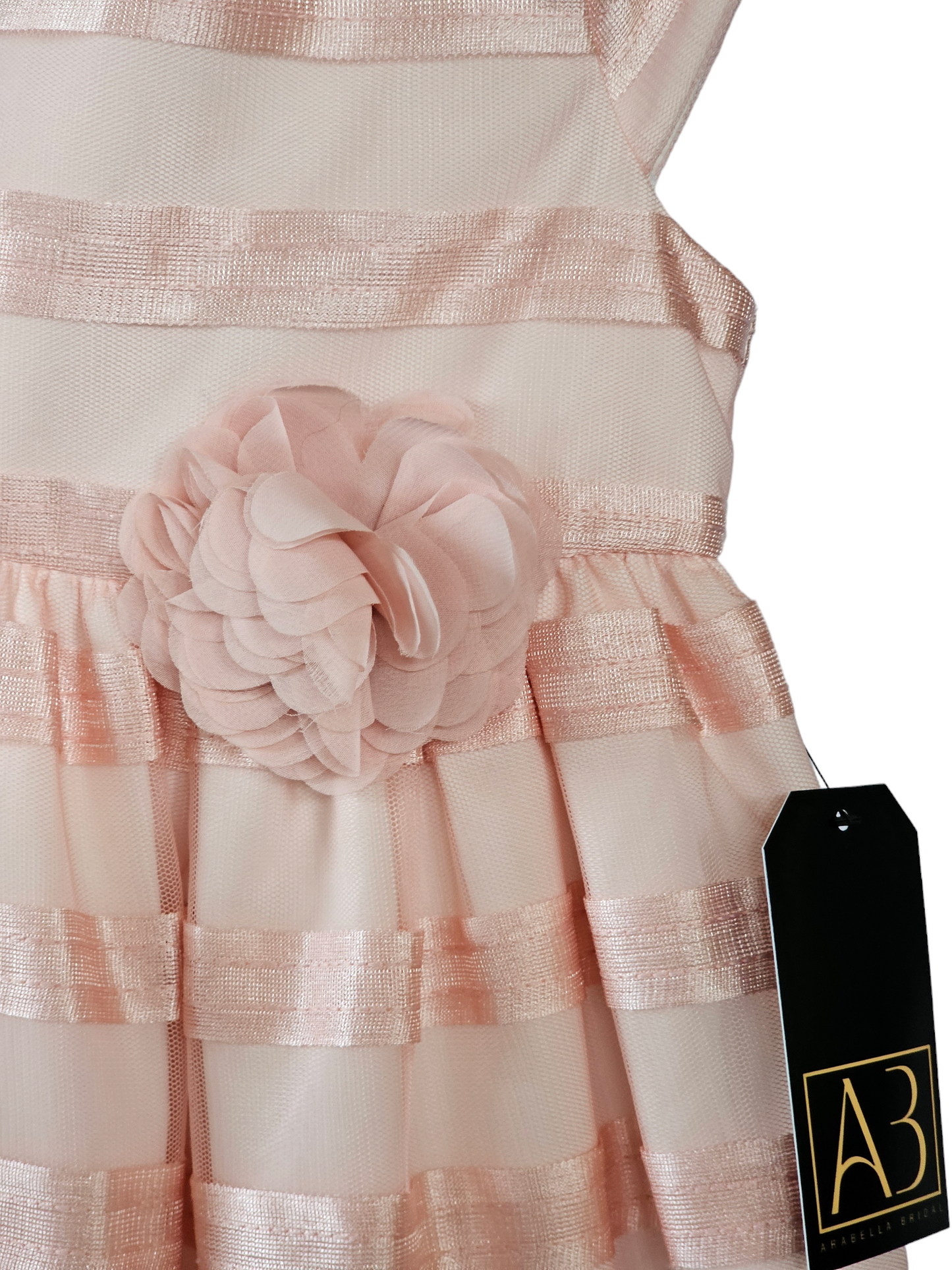 Pink Horizontal Stripe Child's Dress