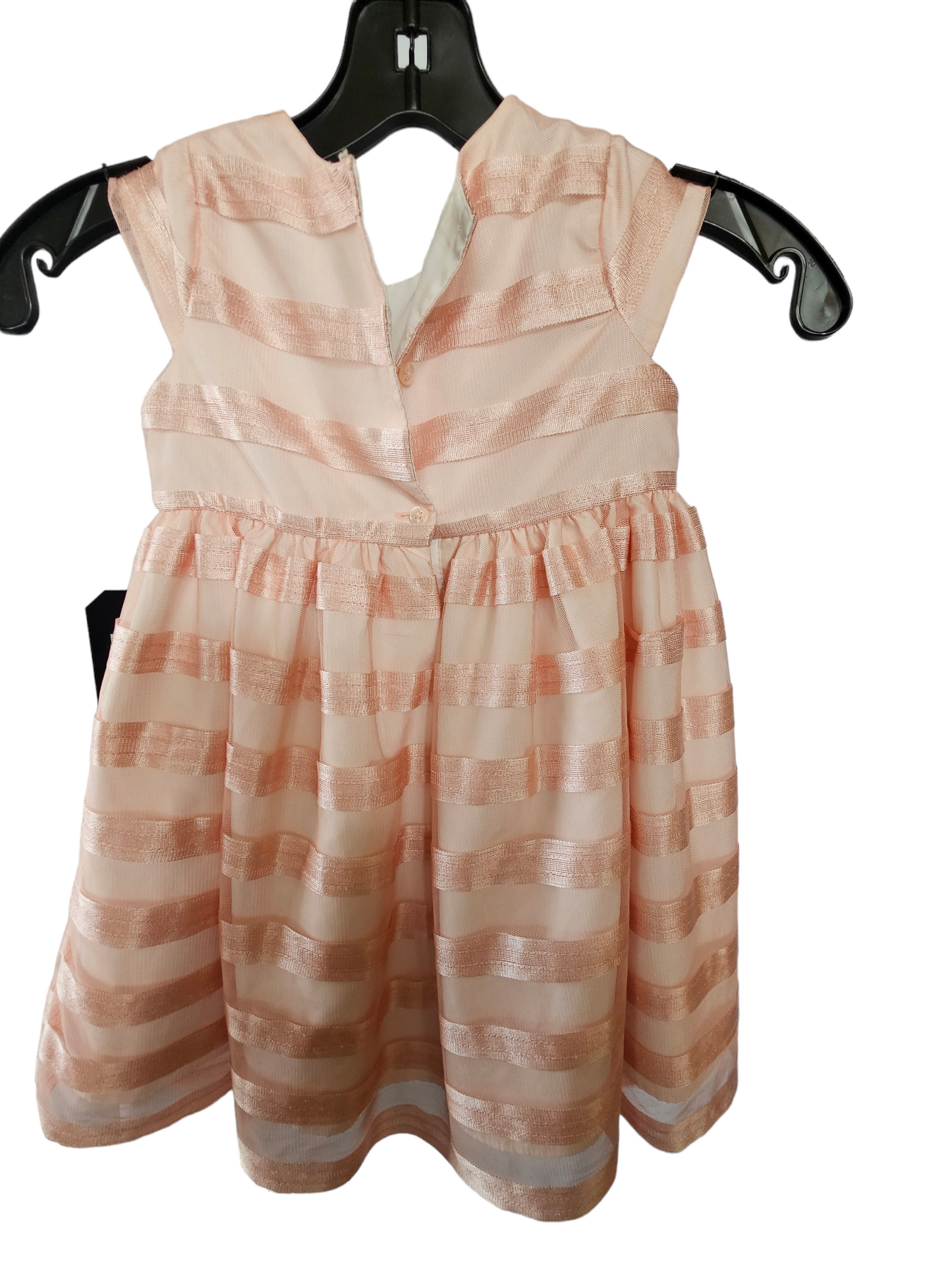 Pink Horizontal Stripe Child's Dress