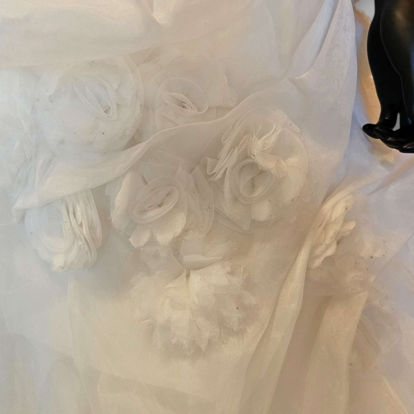 Venus Ivory Floral Organza Wedding Gown