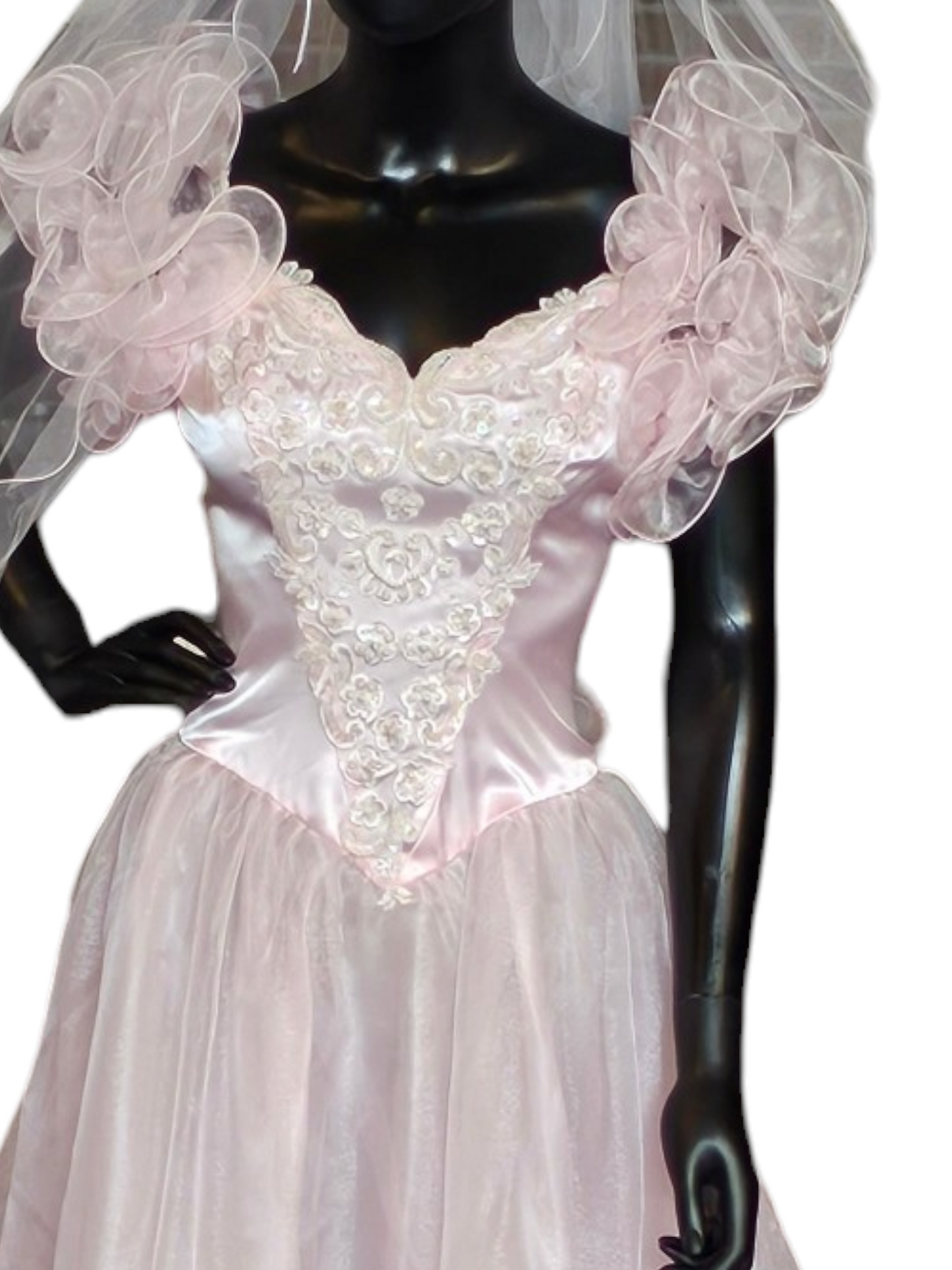 Vintage San Martin Cinderella Wedding Gown