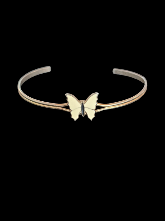 Vintage Butterfly Cuff Bracelet