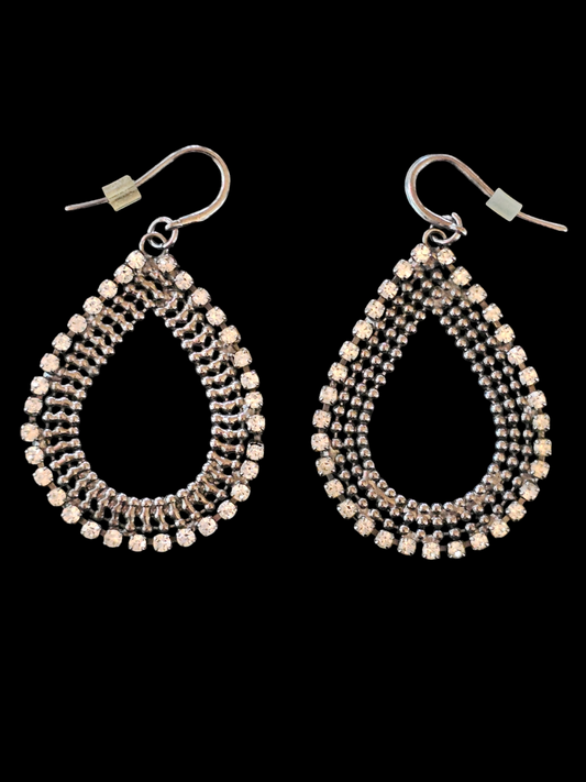 Teardrop Rhinestone Earring