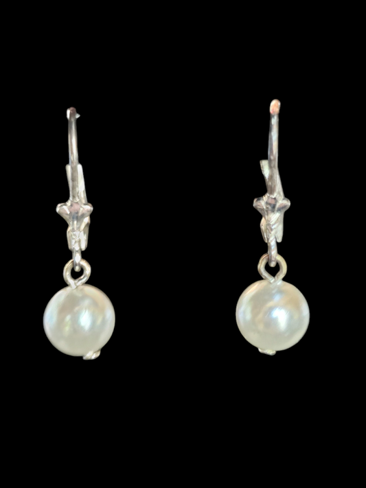 Pearl Hook Earring