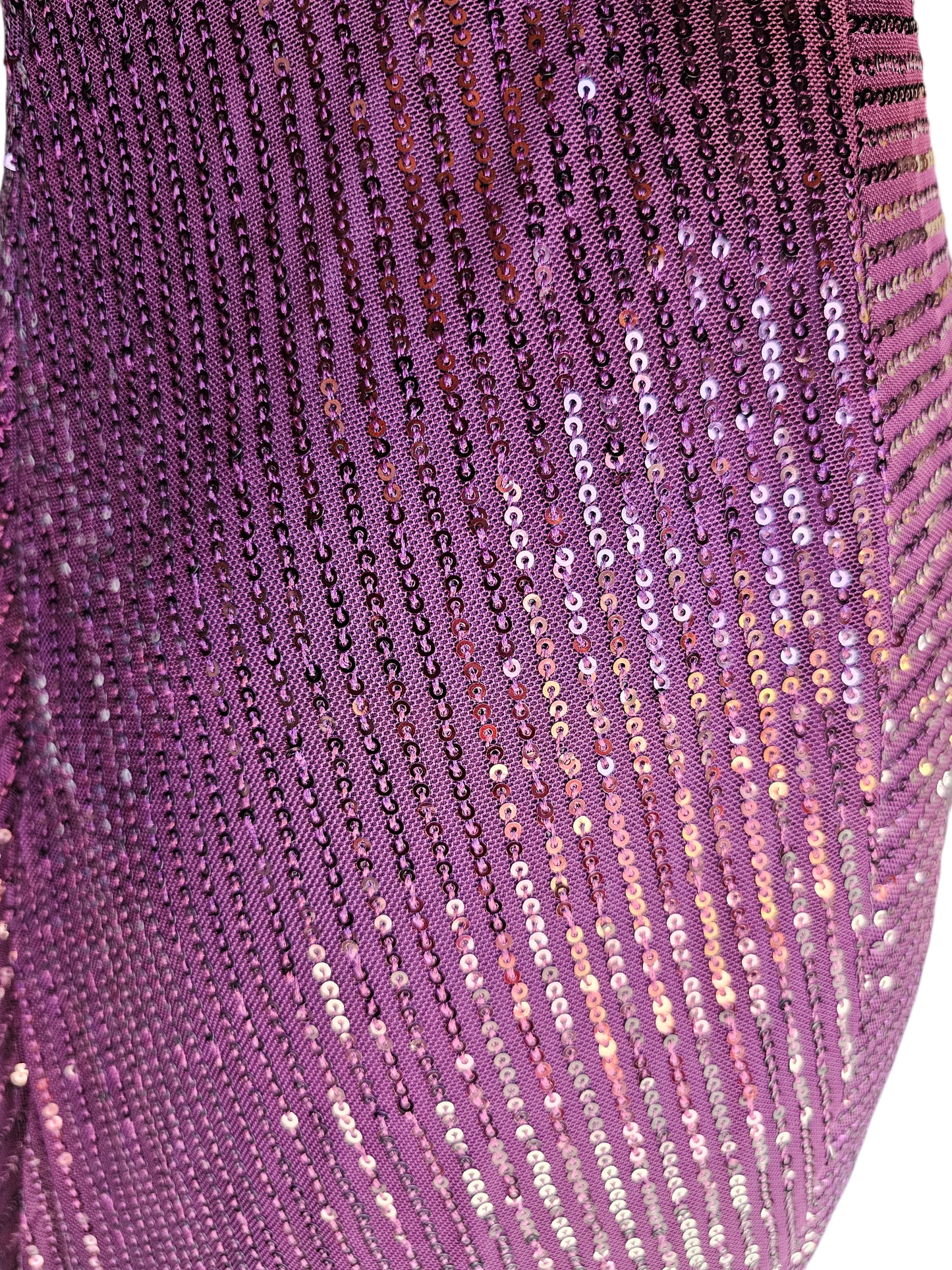 Plum Full Sequin Formal Dress