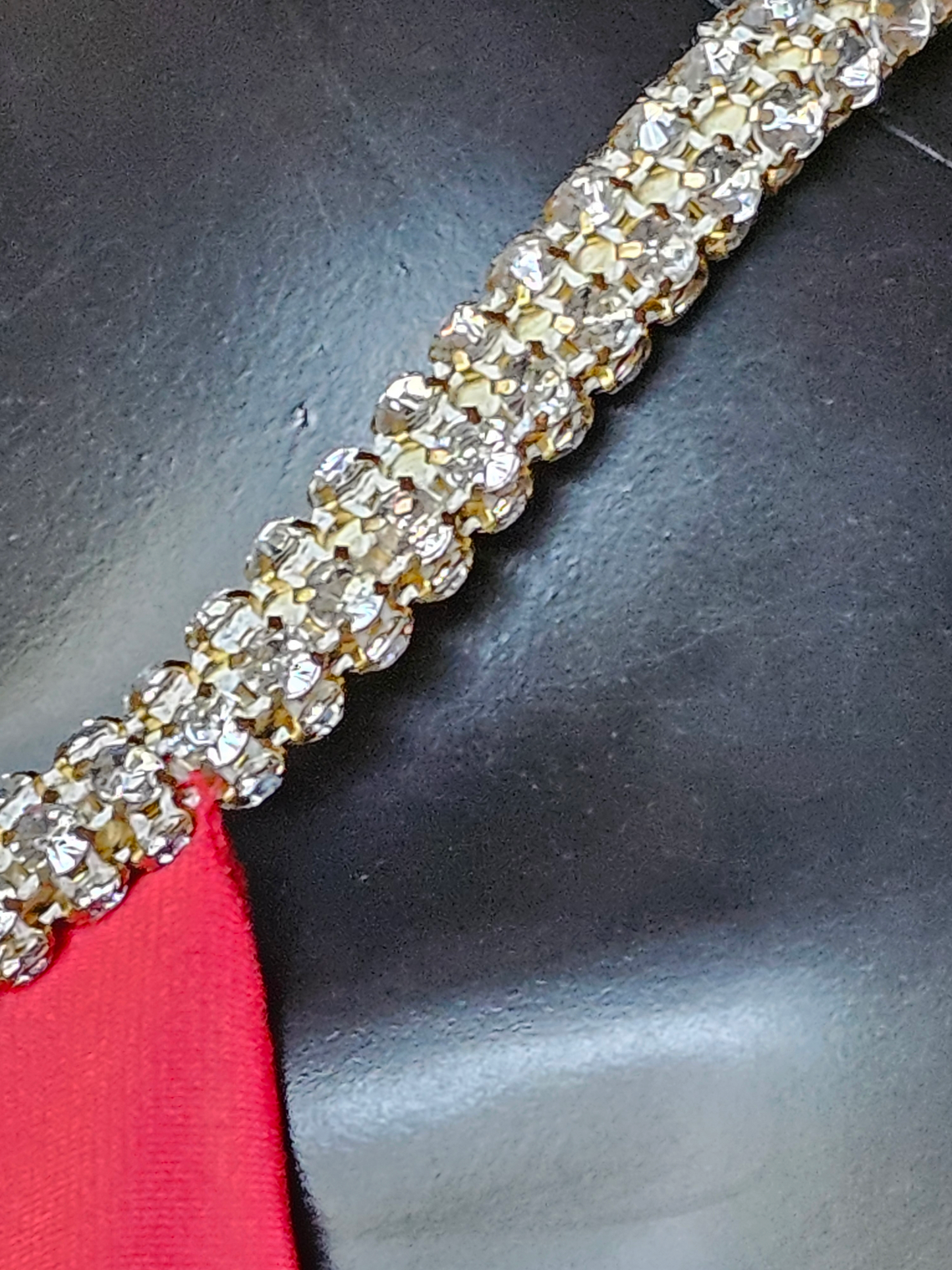 Red Cocktail W/Jeweled Halter - Jessica Simpson