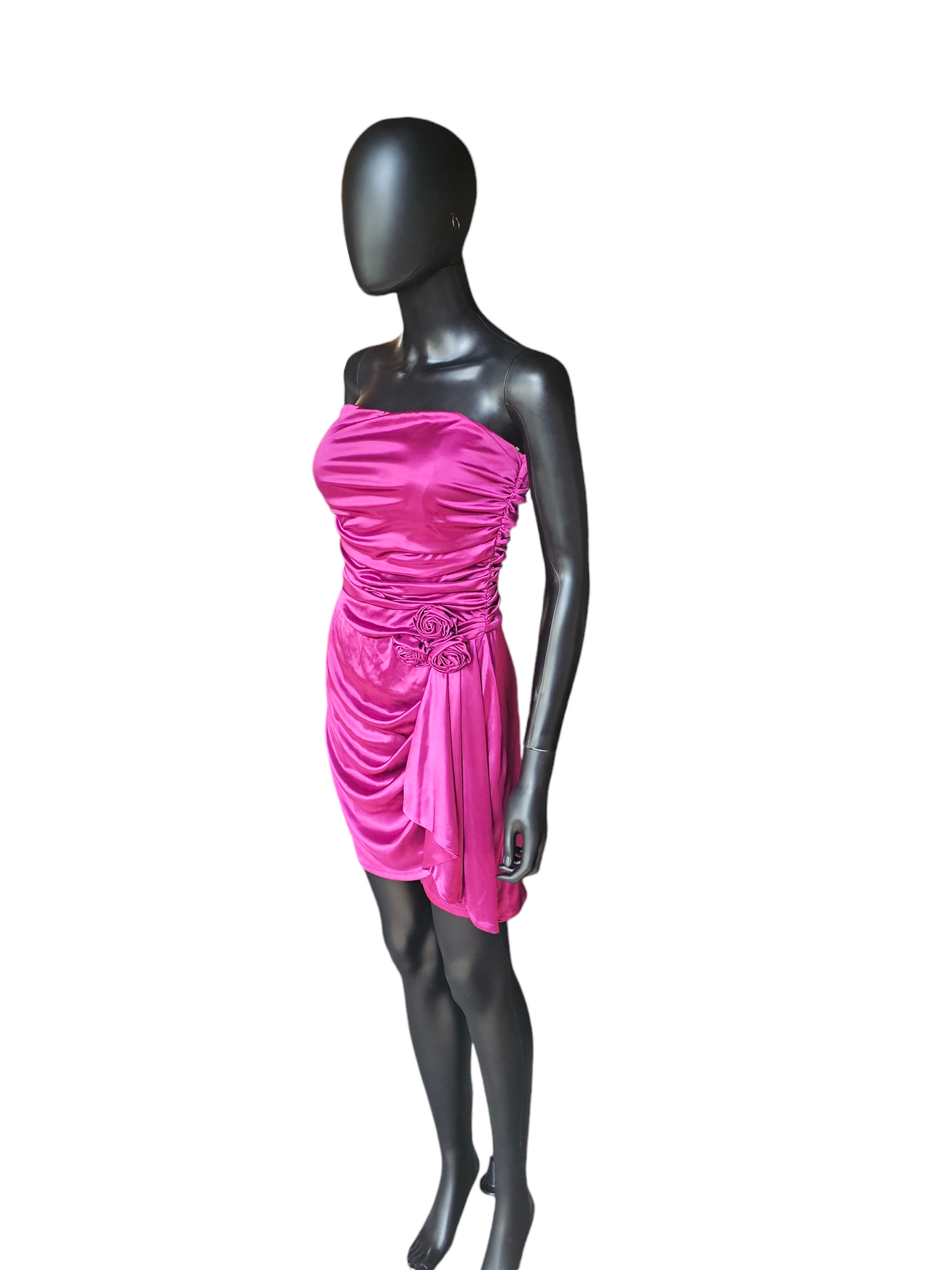 Pink Stretch Sateen Party Dress  - Speechless