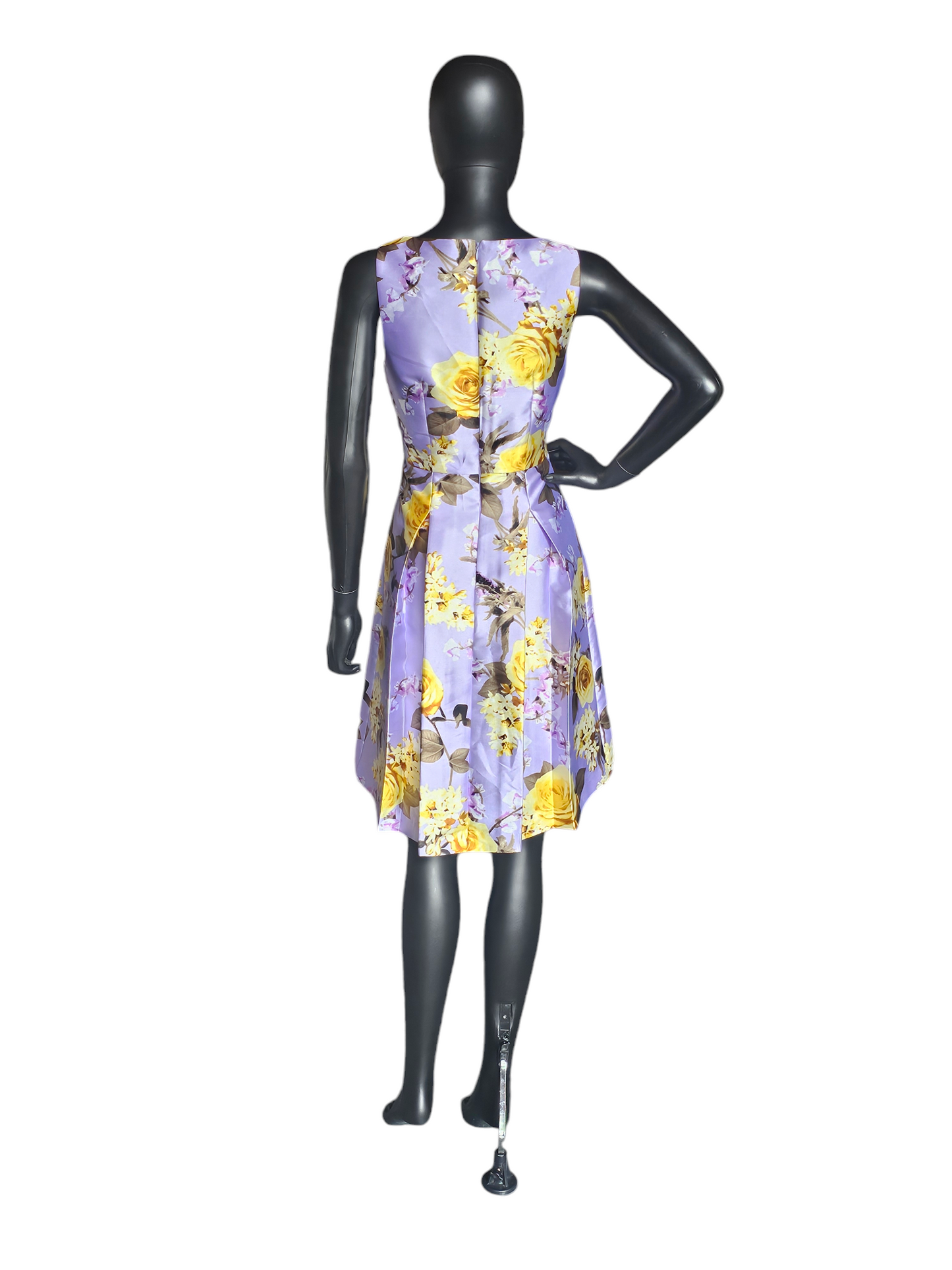 Lavender Yellow FLoral V-Neck - Shelby Nites NWT