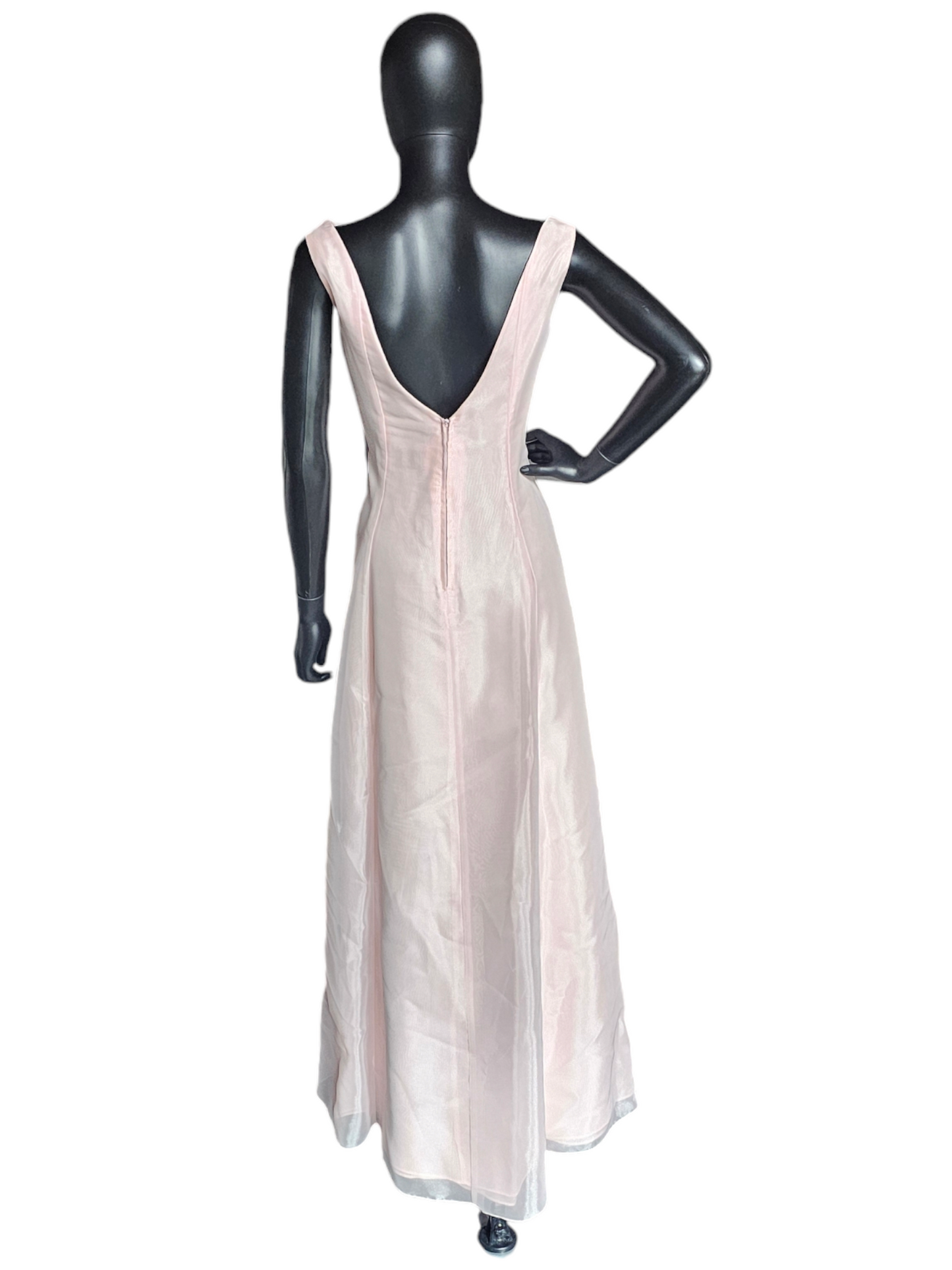 Pink Organza W/Shawl Formal Dress- Michelangelo