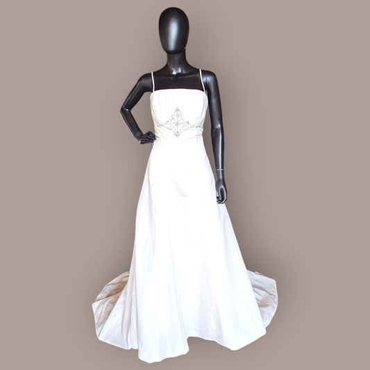 Jasmine Taffeta Diamond Detail Wedding Gown