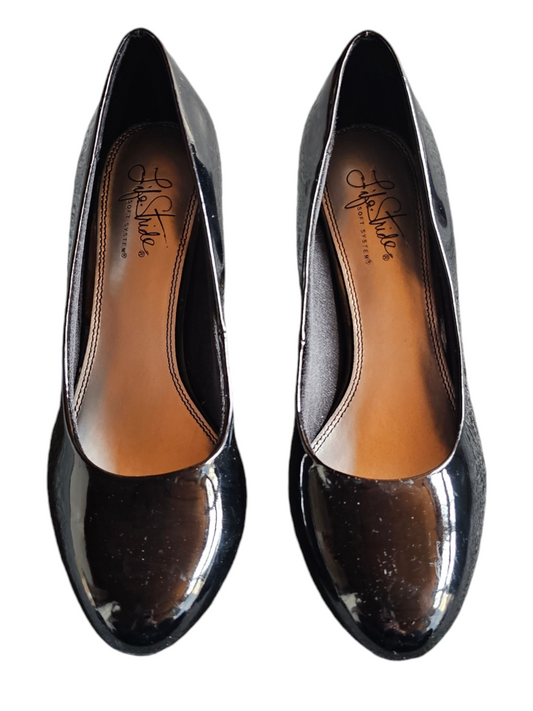 Black Patent Leather Pump - Lifestride