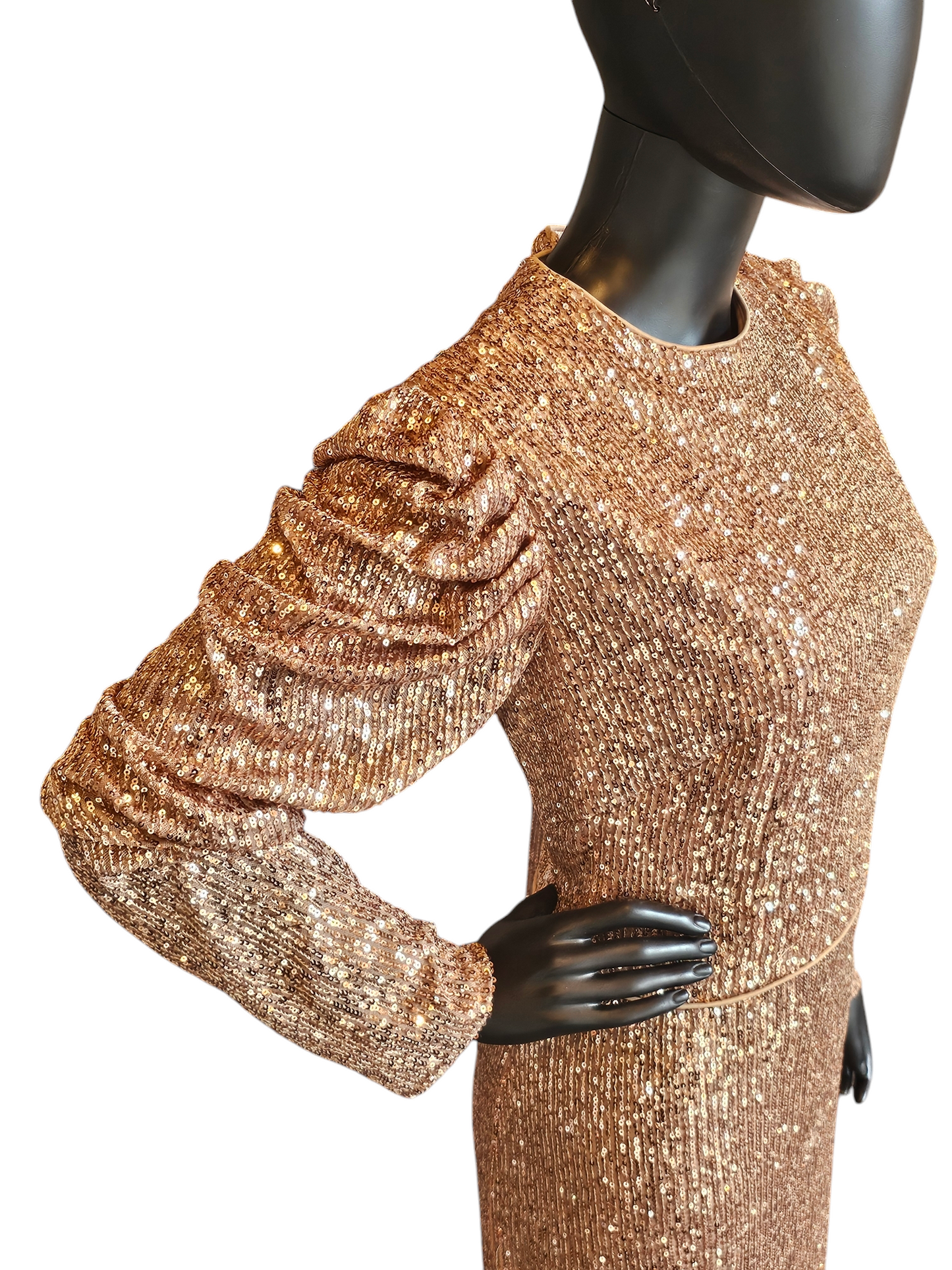 Rose Gold Sequin Long Sleeve - Mac Dugal