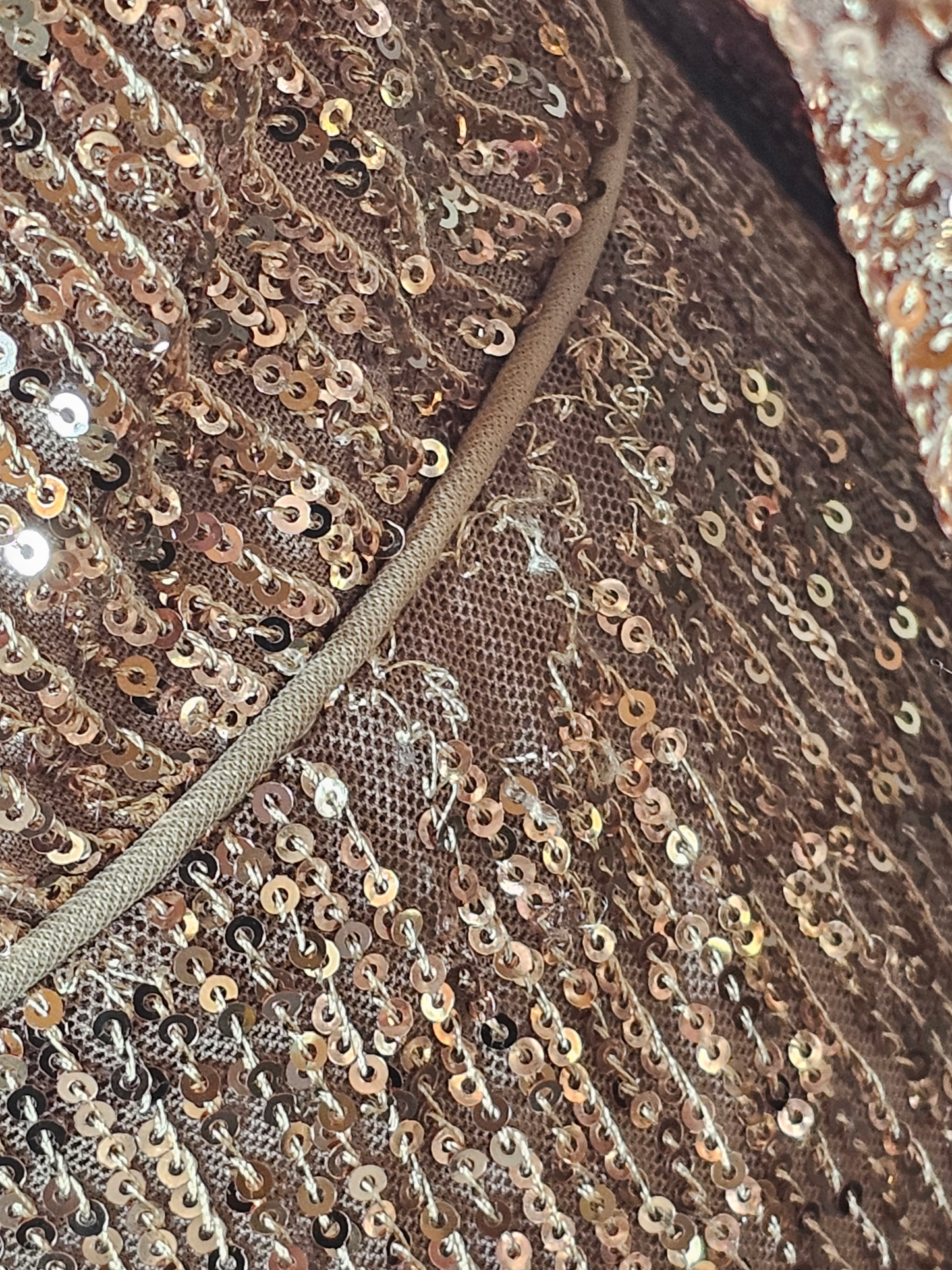 Rose Gold Sequin Long Sleeve - Mac Dugal