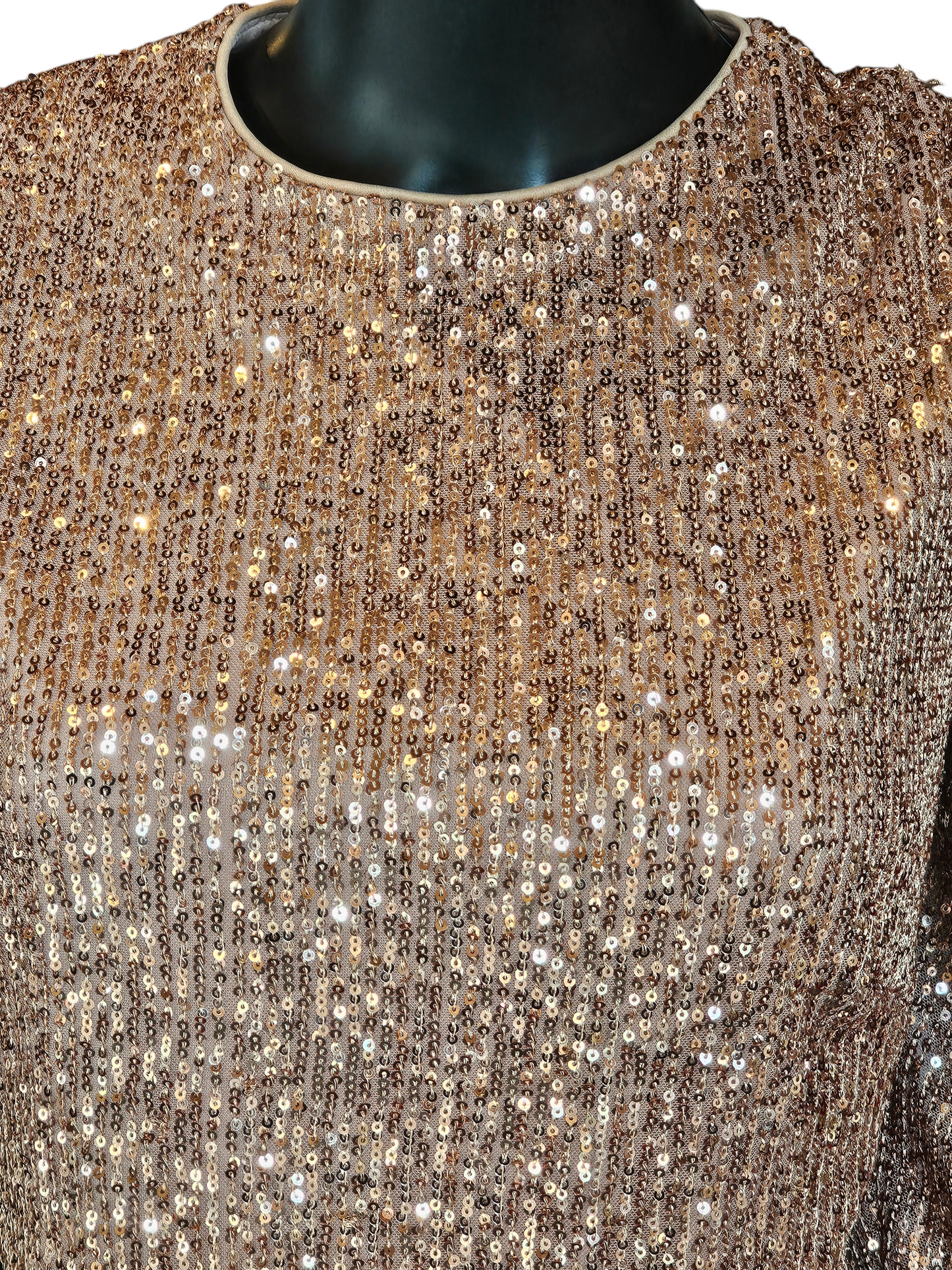 Rose Gold Sequin Long Sleeve - Mac Dugal