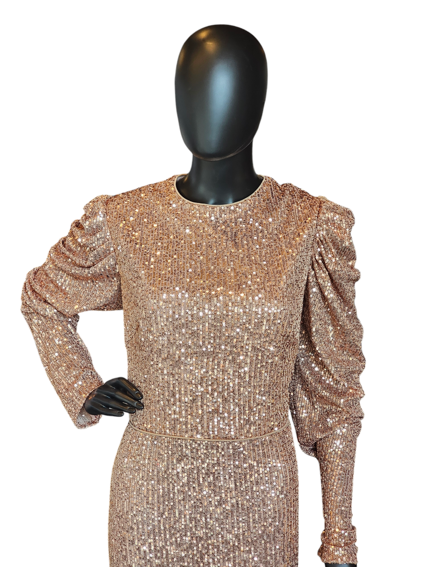 Rose Gold Sequin Long Sleeve - Mac Dugal