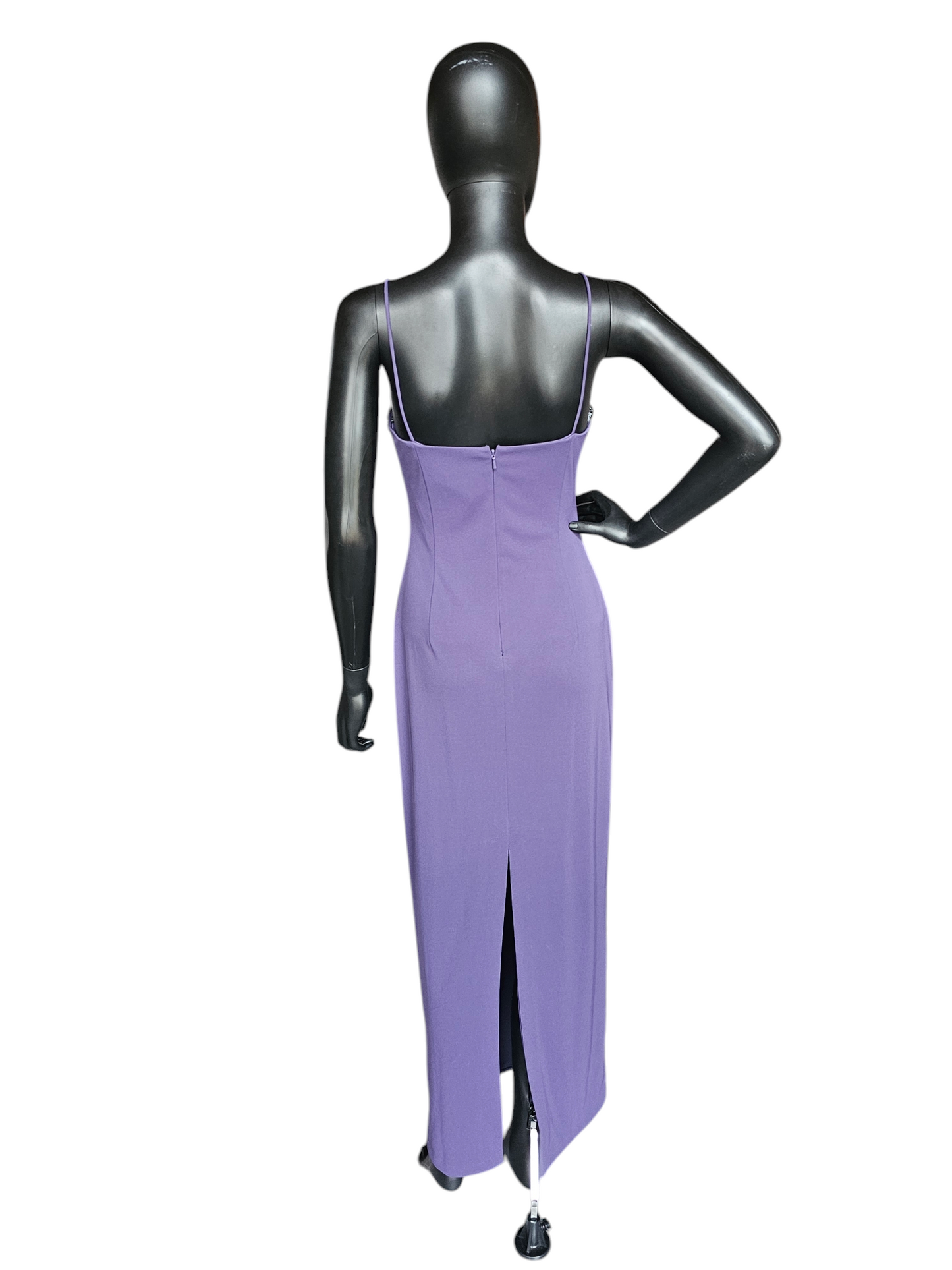 Lavender Stretch Jersey Asymmetrical - Niki Livas