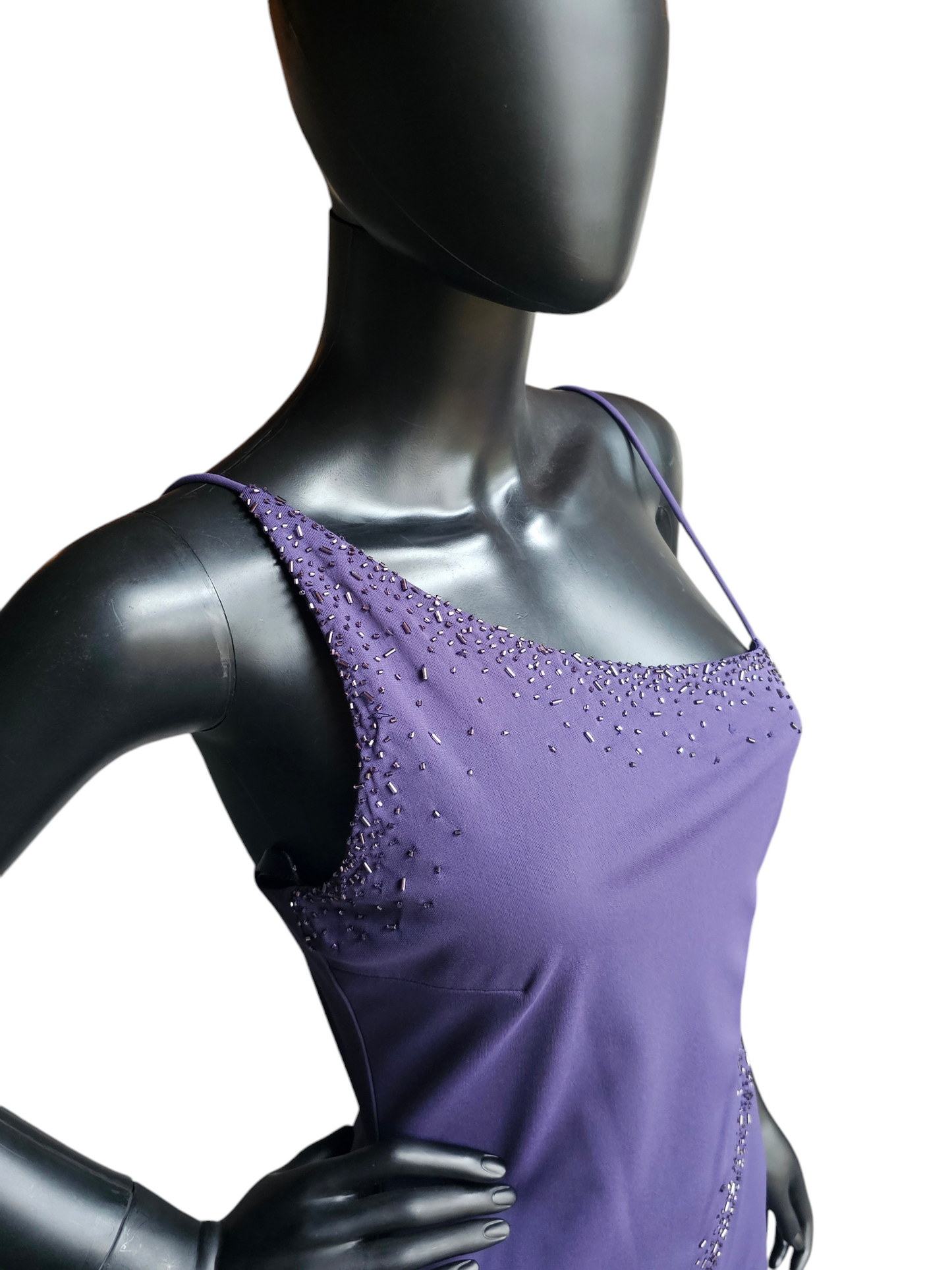 Lavender Stretch Jersey Asymmetrical - Niki Livas