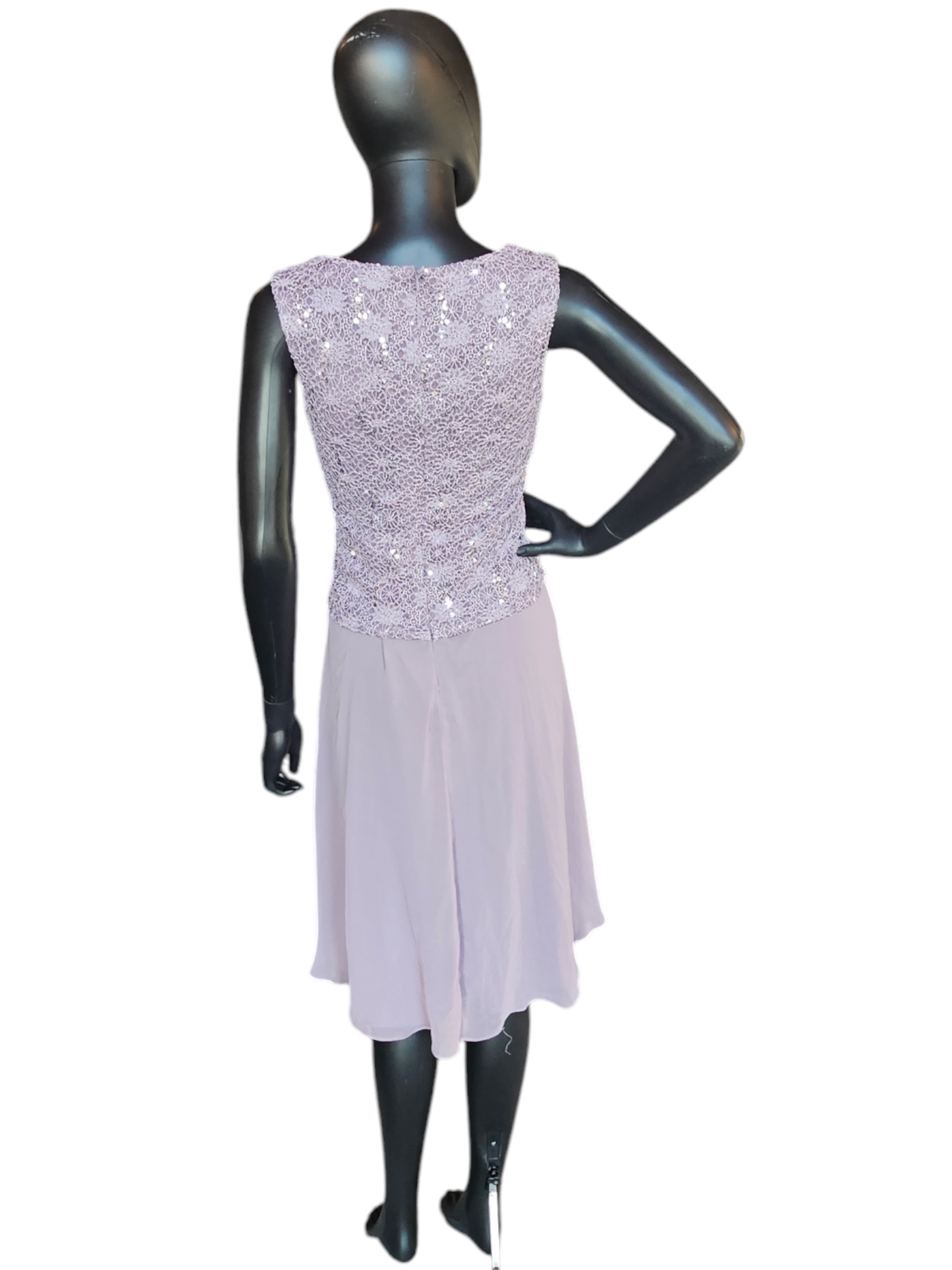 Lavender Sparkle Lace Cocktail/Party Dress - R&M Richards - NWT