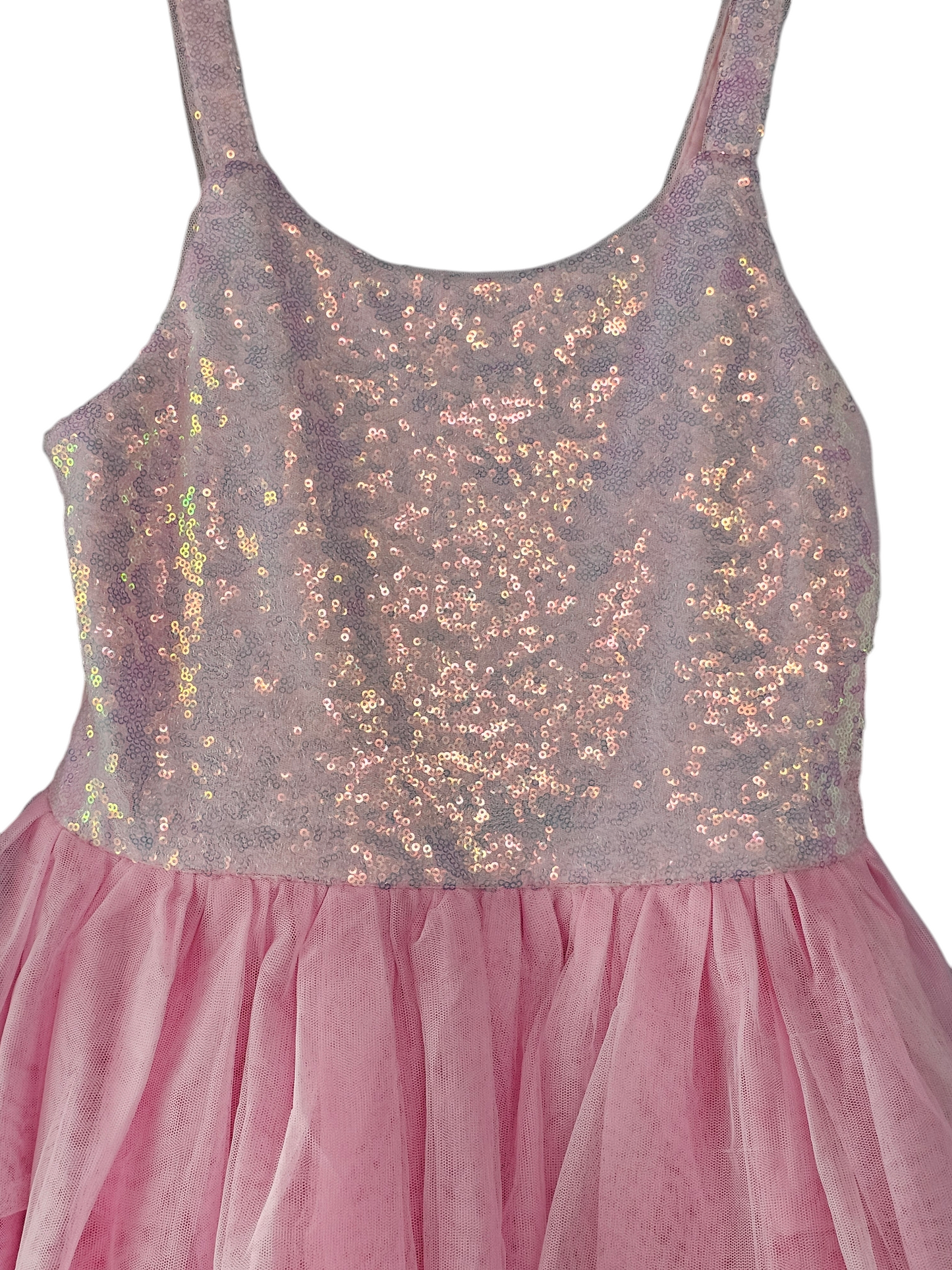 Pink Sequin Ruffled Skirt Childs Party Dress - Zunie - NWT