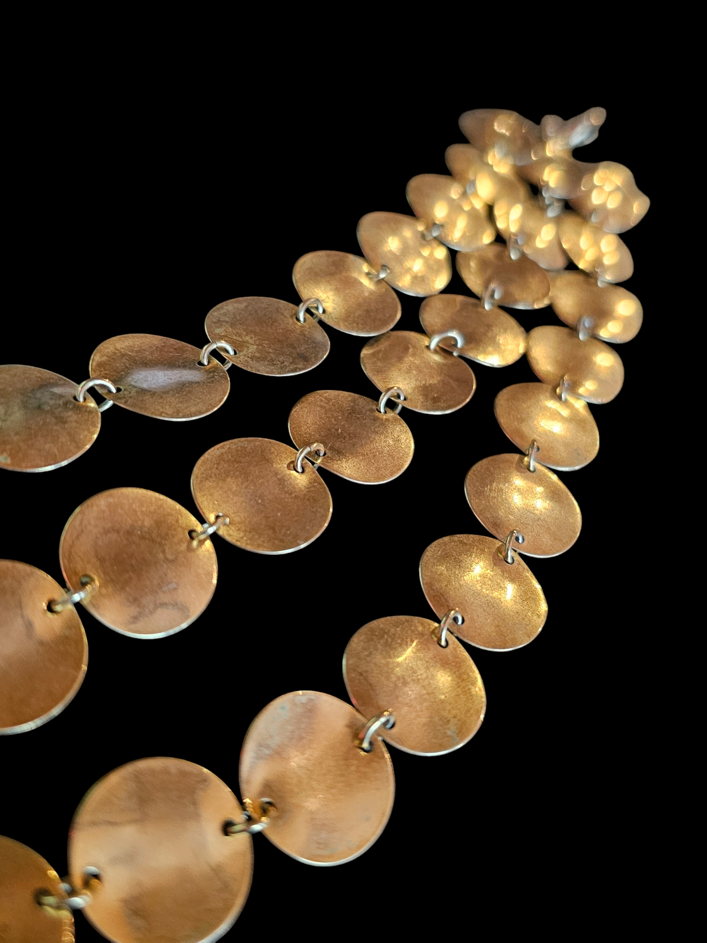 Gold Coin - 3 Layer Statement Necklace - Vintage Avon