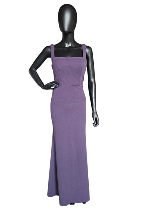 Watters Amethyst Fitted Square Neckline Formal Dress - NWOT