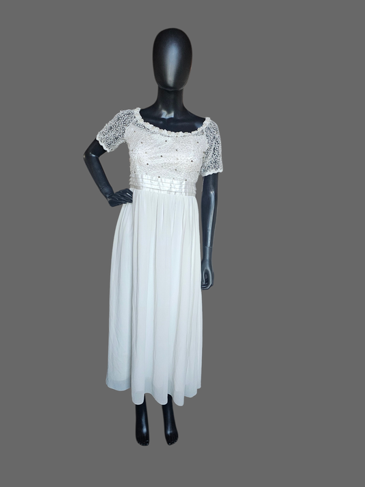 Tea Length Cap Sleeve Dress NWT - Style by Shez