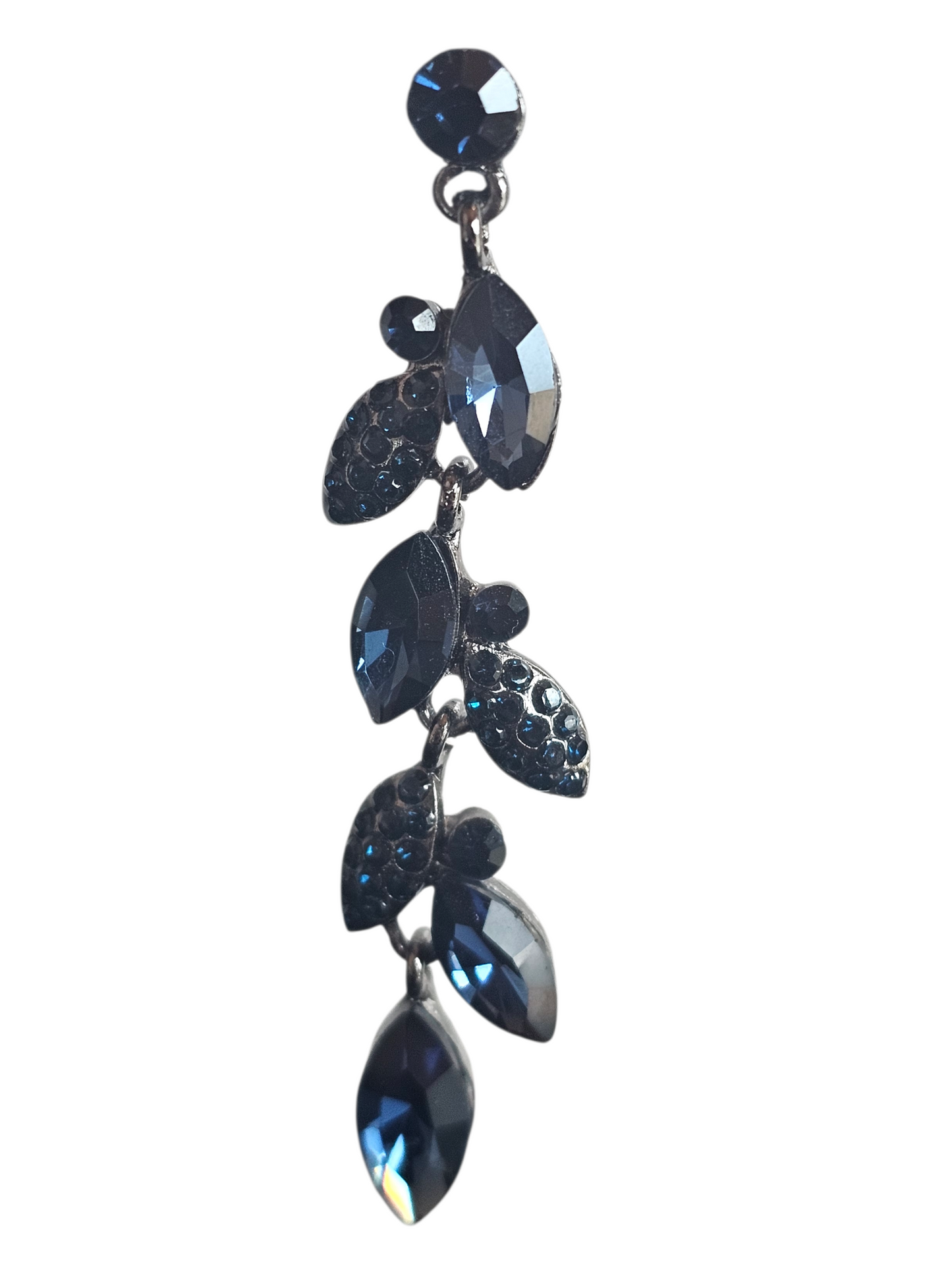 Blue Crystal/Black Long Ivy