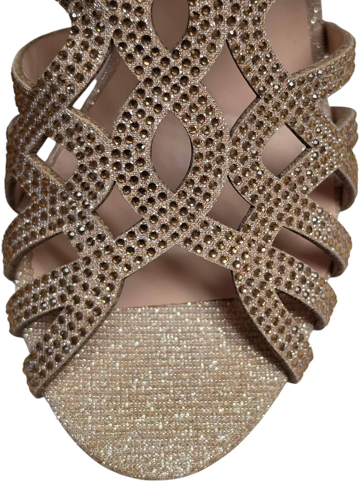 Gold Sparkle Gladiator Heel Sandal - Your Party