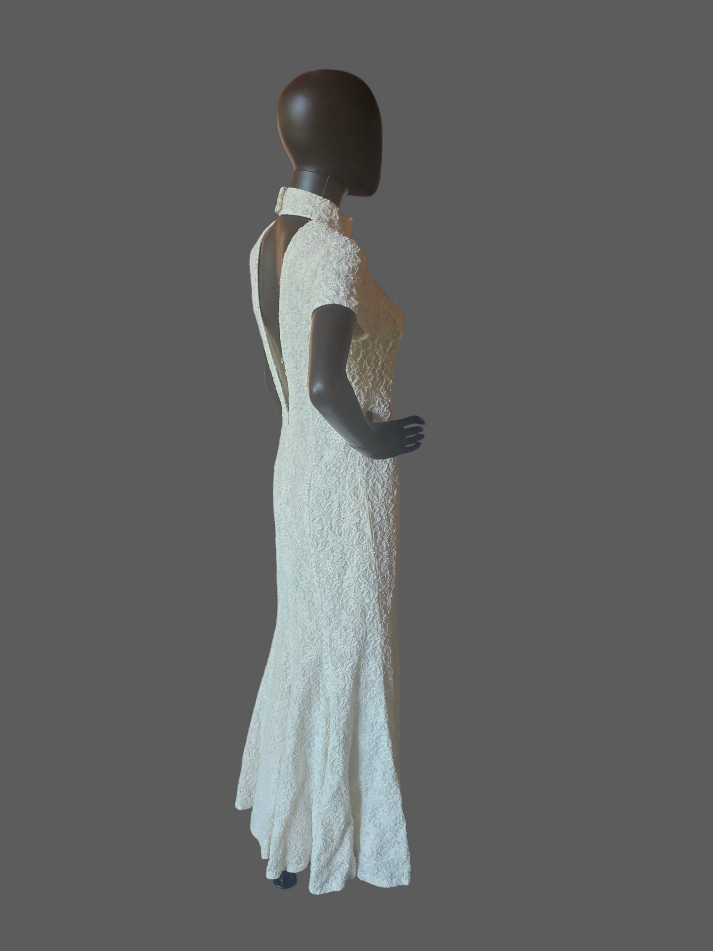 Vintage Beaded Cap Sleeve Fit/Flare - Cache