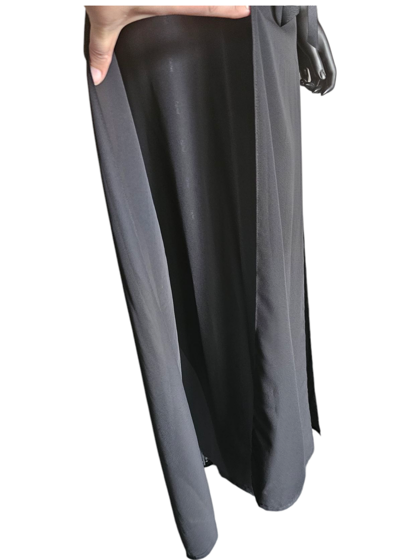 Alex Evenings 2-Piece Grey 3D Lace & Black Pant Formal Outfit