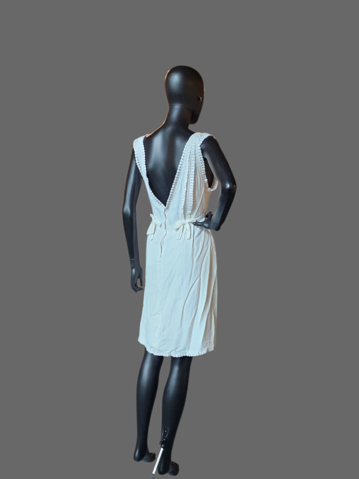 Vintage 60's Boho Pinwheel Crochet Wedding Gown - Renewal