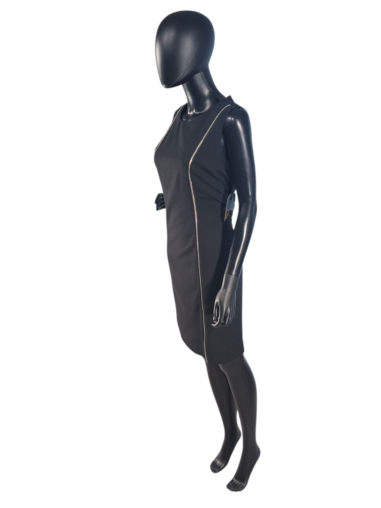 Black Zipper Sheath Dress - Calvin Klein - NWT