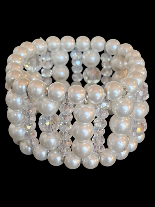 Pearl/Bead Stretch Bracelet